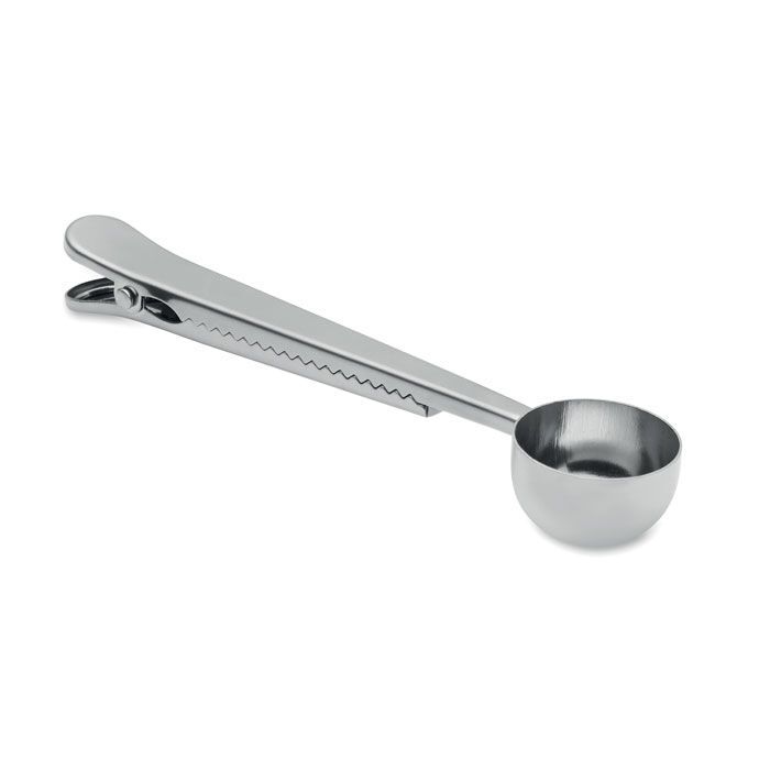 Dosierlöffel mit Klemme SPOONCOOP - silber-883