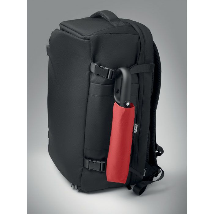 Windproof Regenschirm 21" UMKRAB - rot-478
