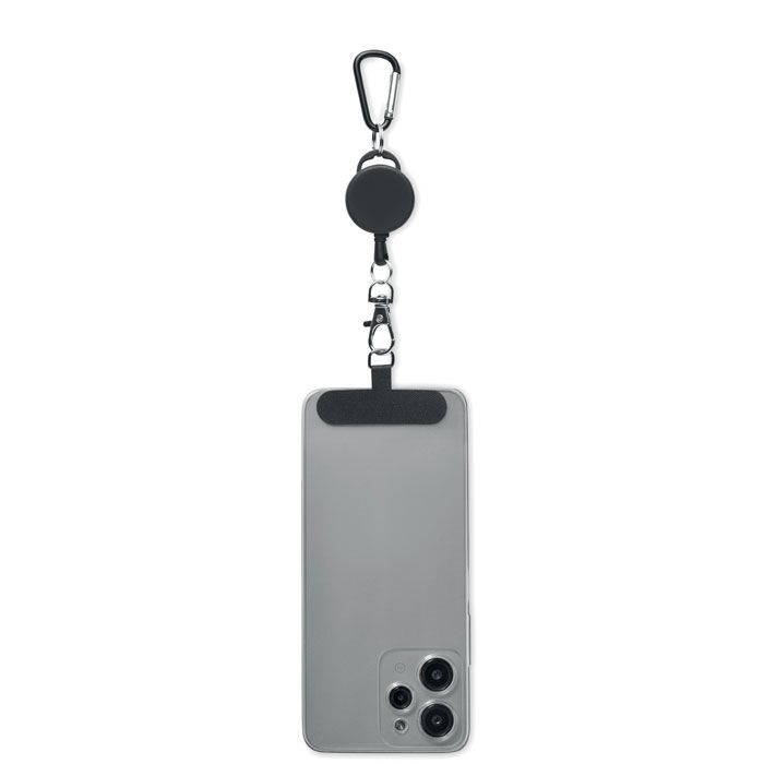 Einziehbarer Smartphone-Halter RETRO - schwarz-814
