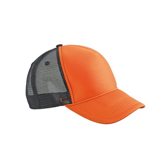 5 Panel Retro Mesh Cap - orange - black-326