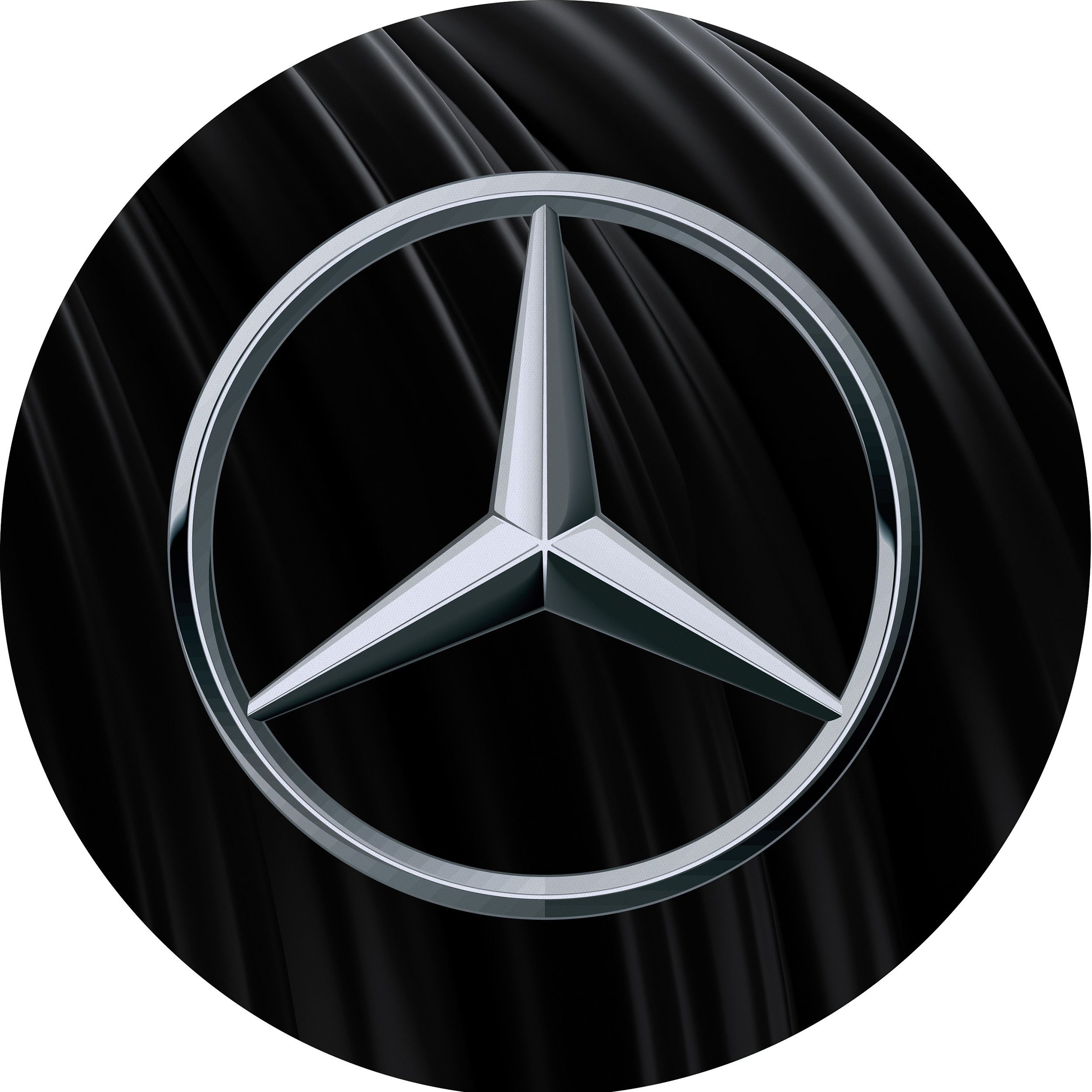 Rundes Mousepad - weiß-44