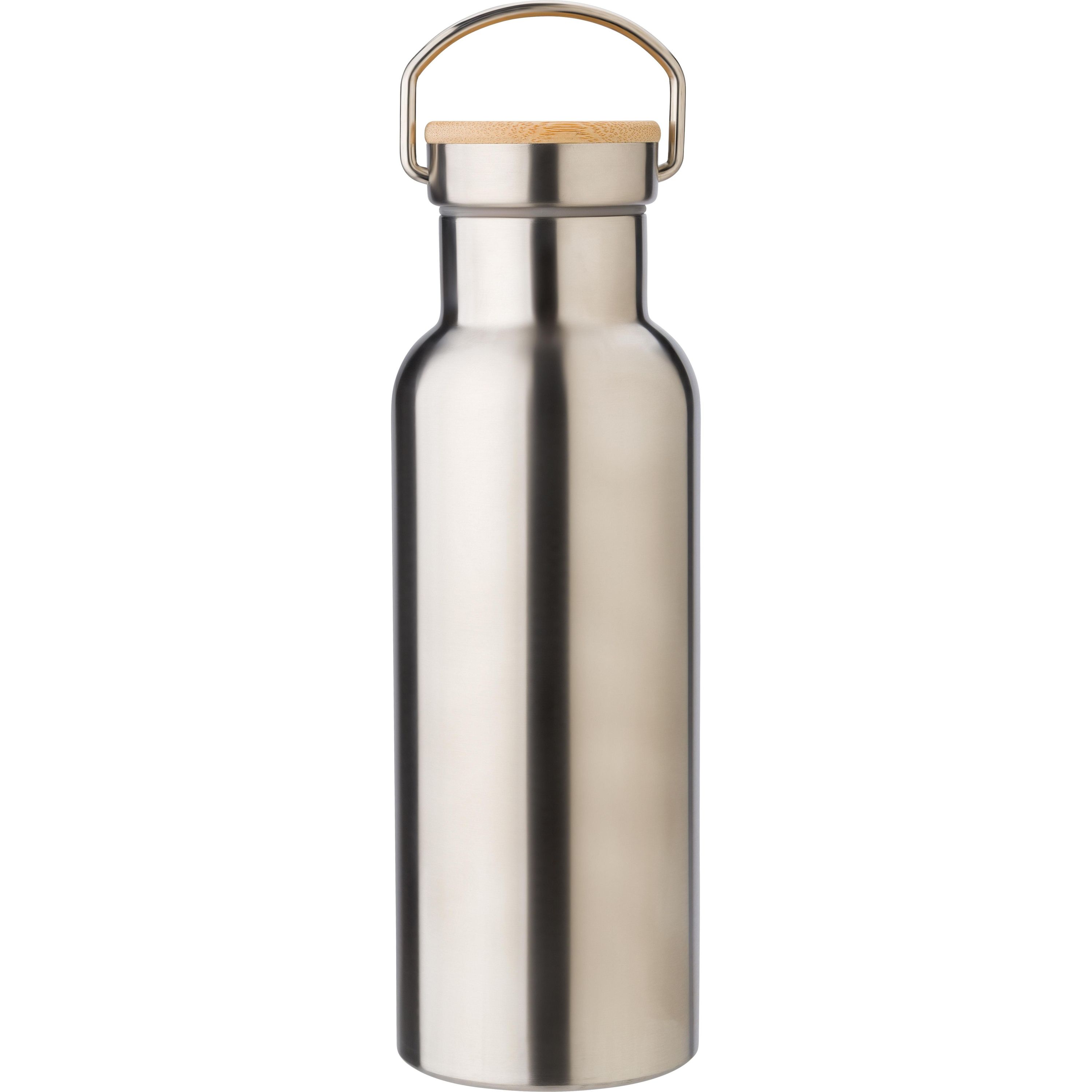 Edelstahl-Trinkflasche doppelwandig Odette - silber-369