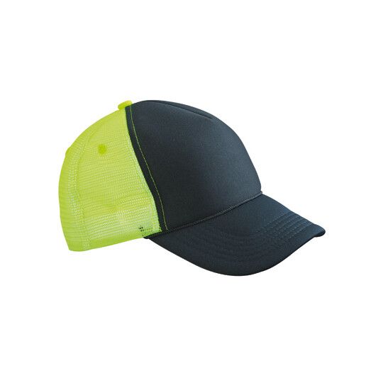 black - neon yellow
