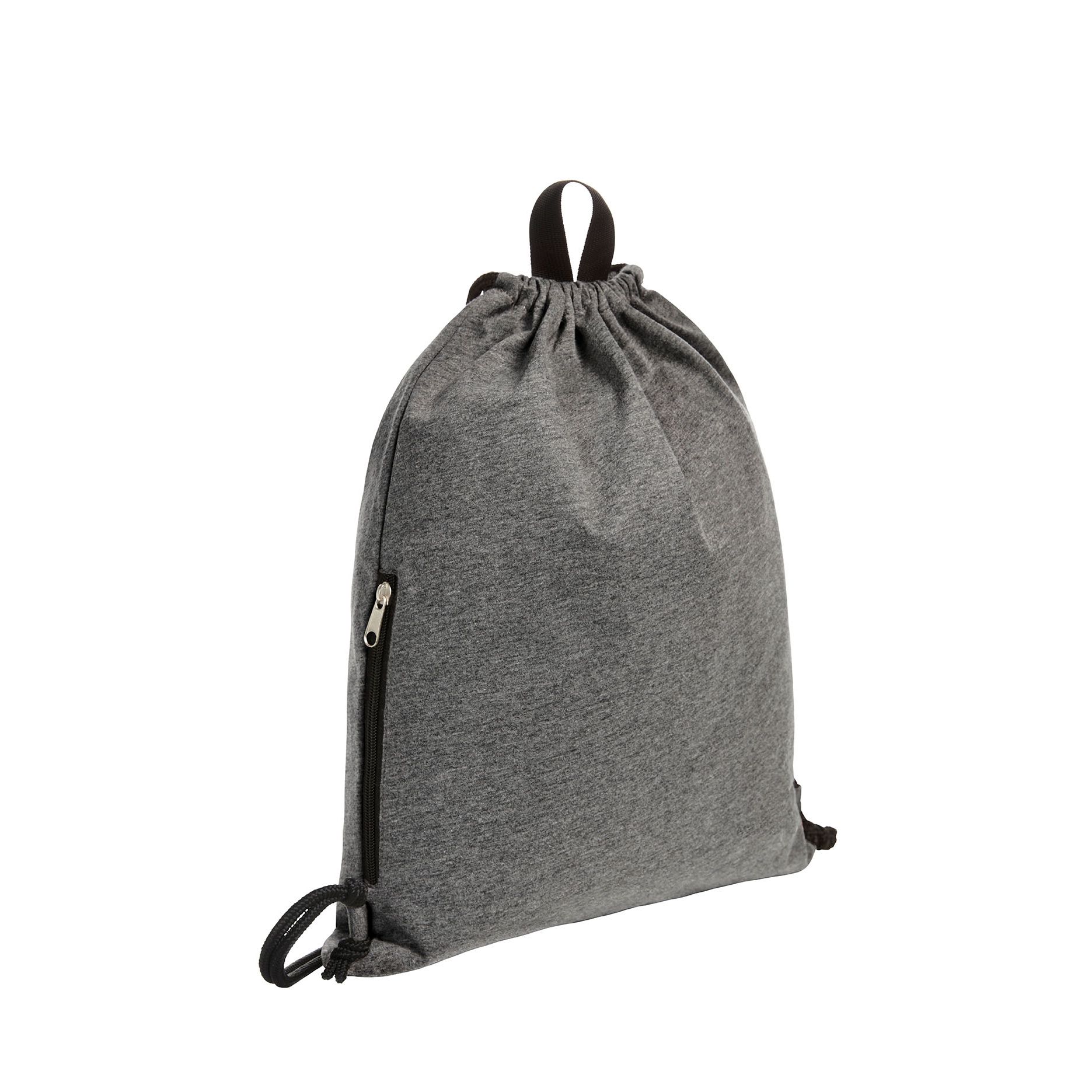 Zugbeutel JERSEY - anthrazit-555