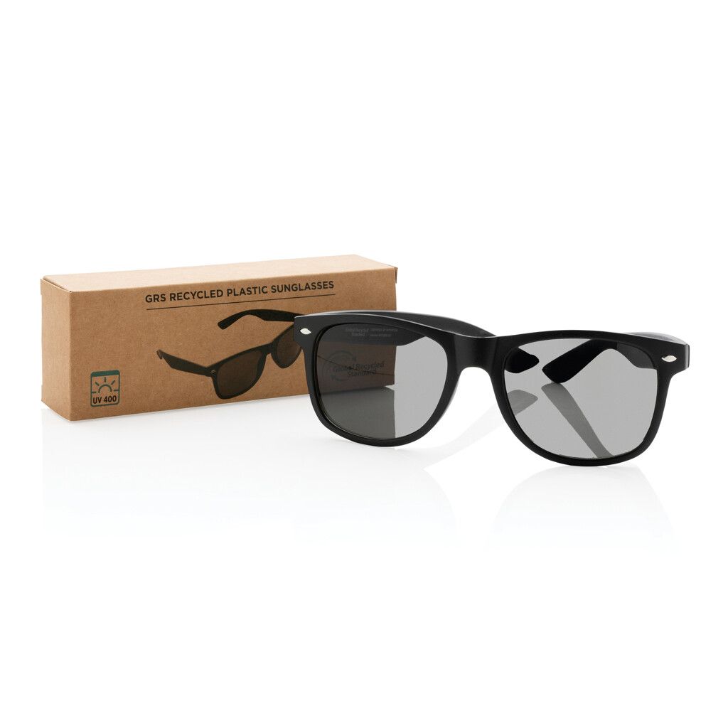 Sonnenbrille aus GRS recyceltem PC Kunststoff - schwarz-901