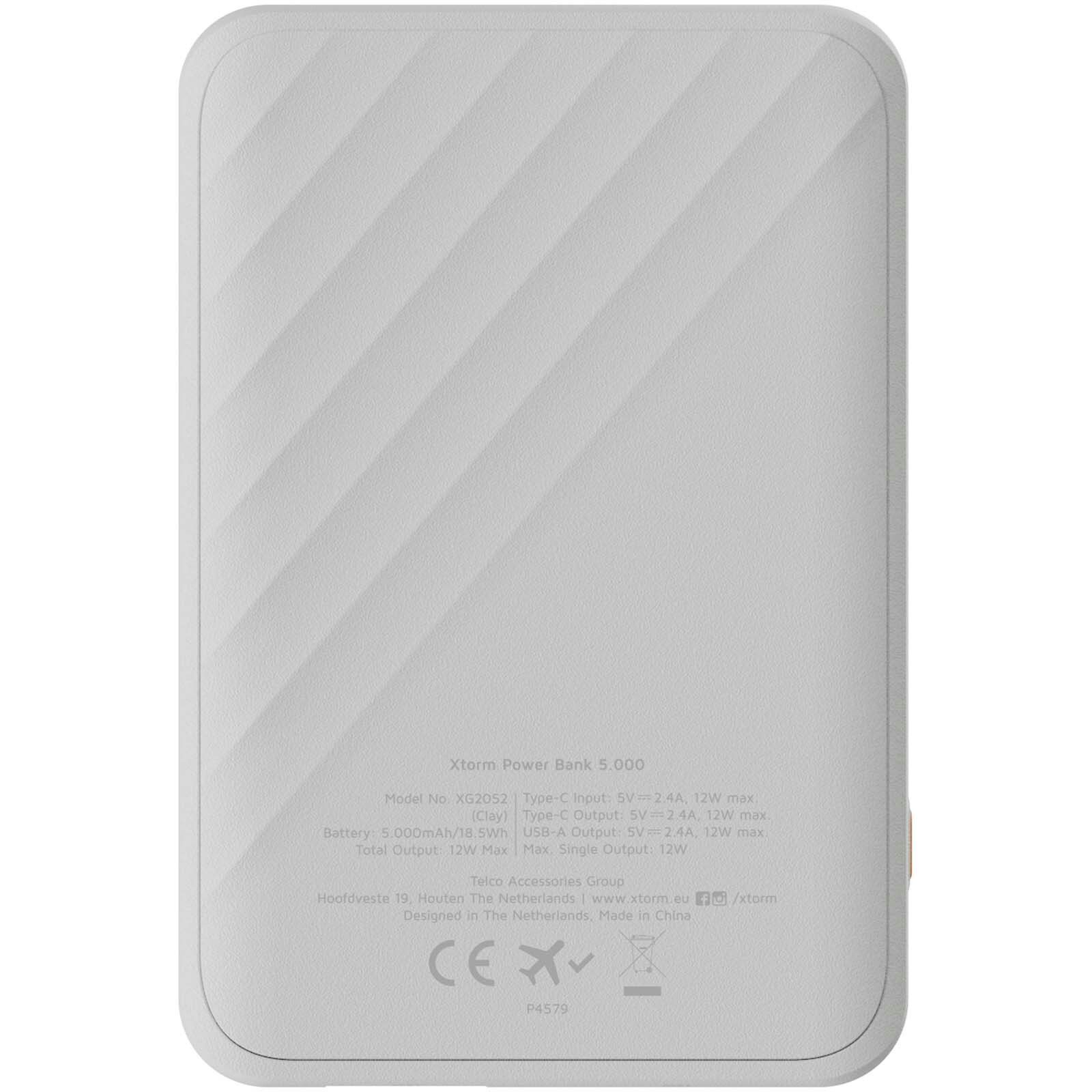 Xtorm XG205 Go2 12 W 5000 mAh Schnelllade-Powerbank  - weiss-99