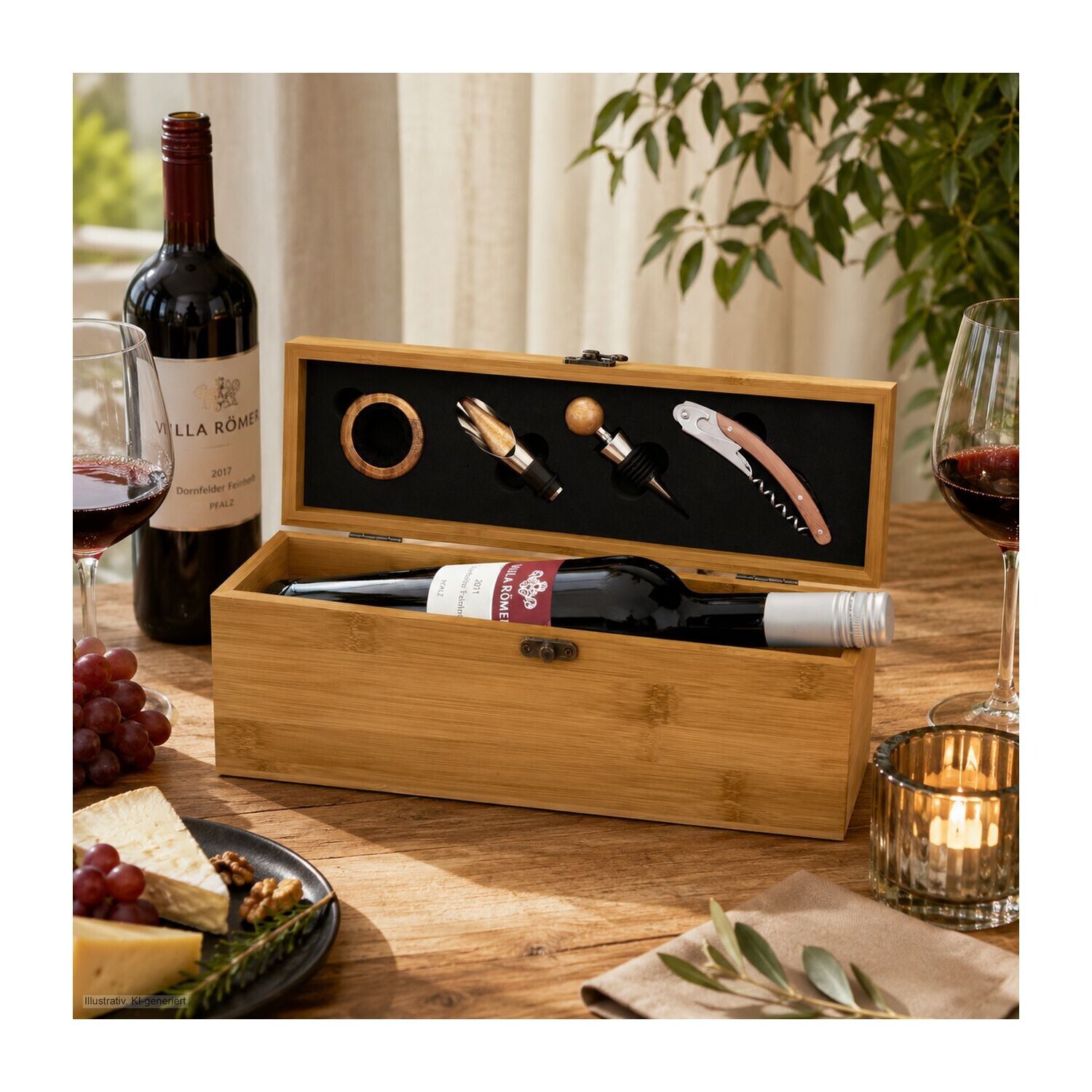 ROMINOX® Weinaccessoirekiste Vino Bamboo-899