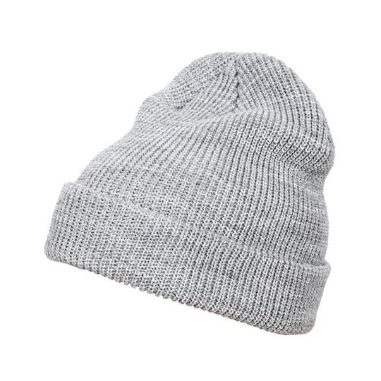 Long Knit Beanie - black-486