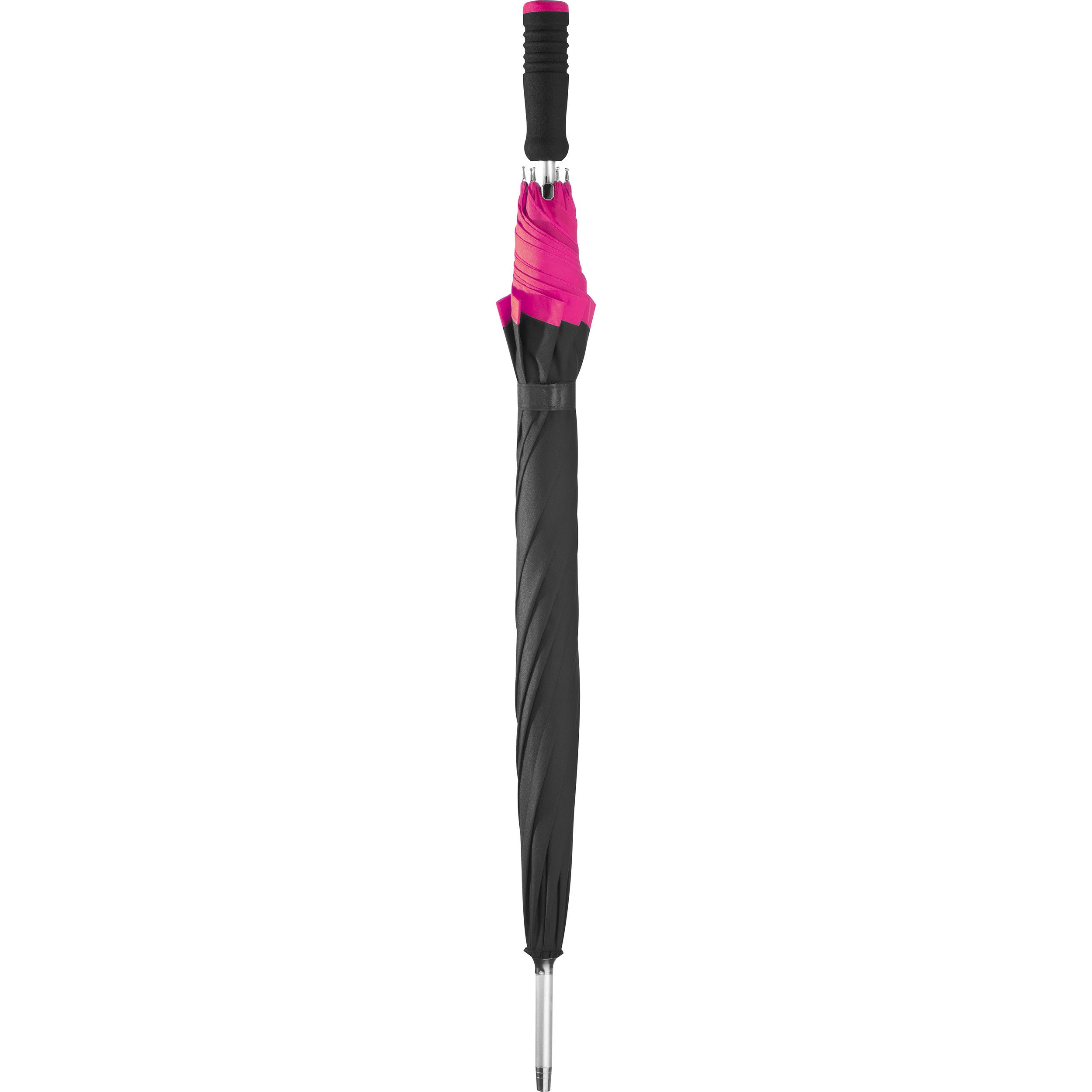Automatik Regenschirm aus Pongee - pink-407