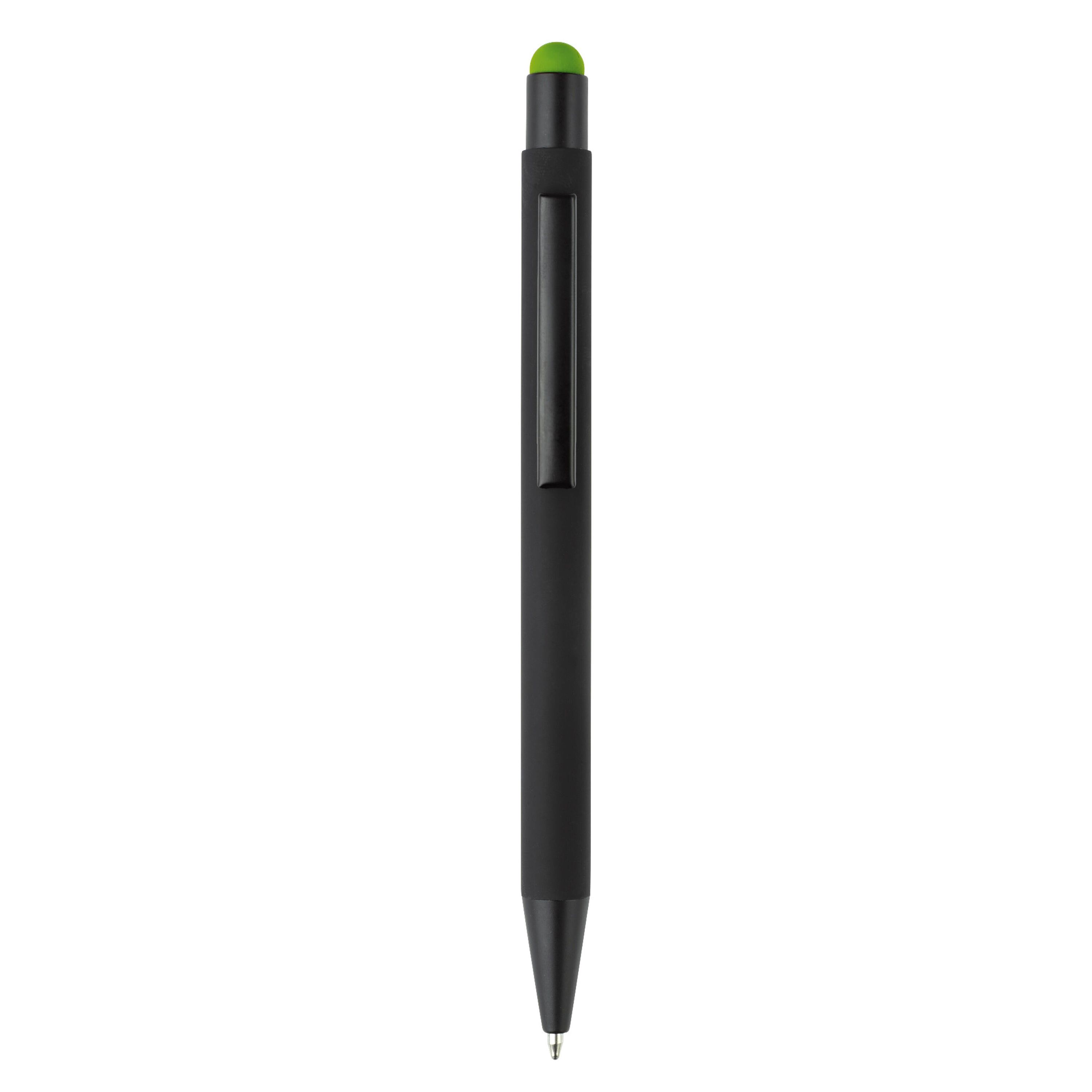New York schwarz Gummiert Stylus - schwarz  -  hellgrün-239