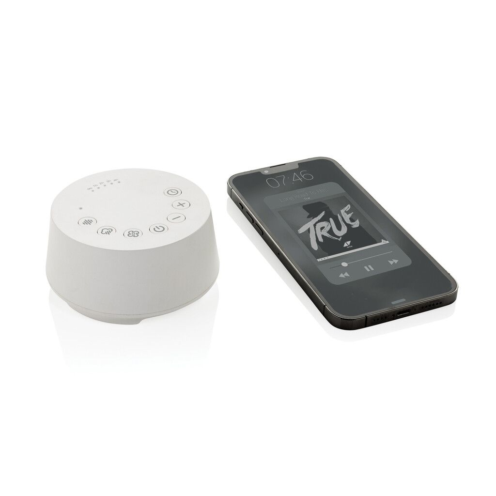 Flora RCS White-Noise-Lautsprecher aus recyceltem Kunststoff - weiß-88