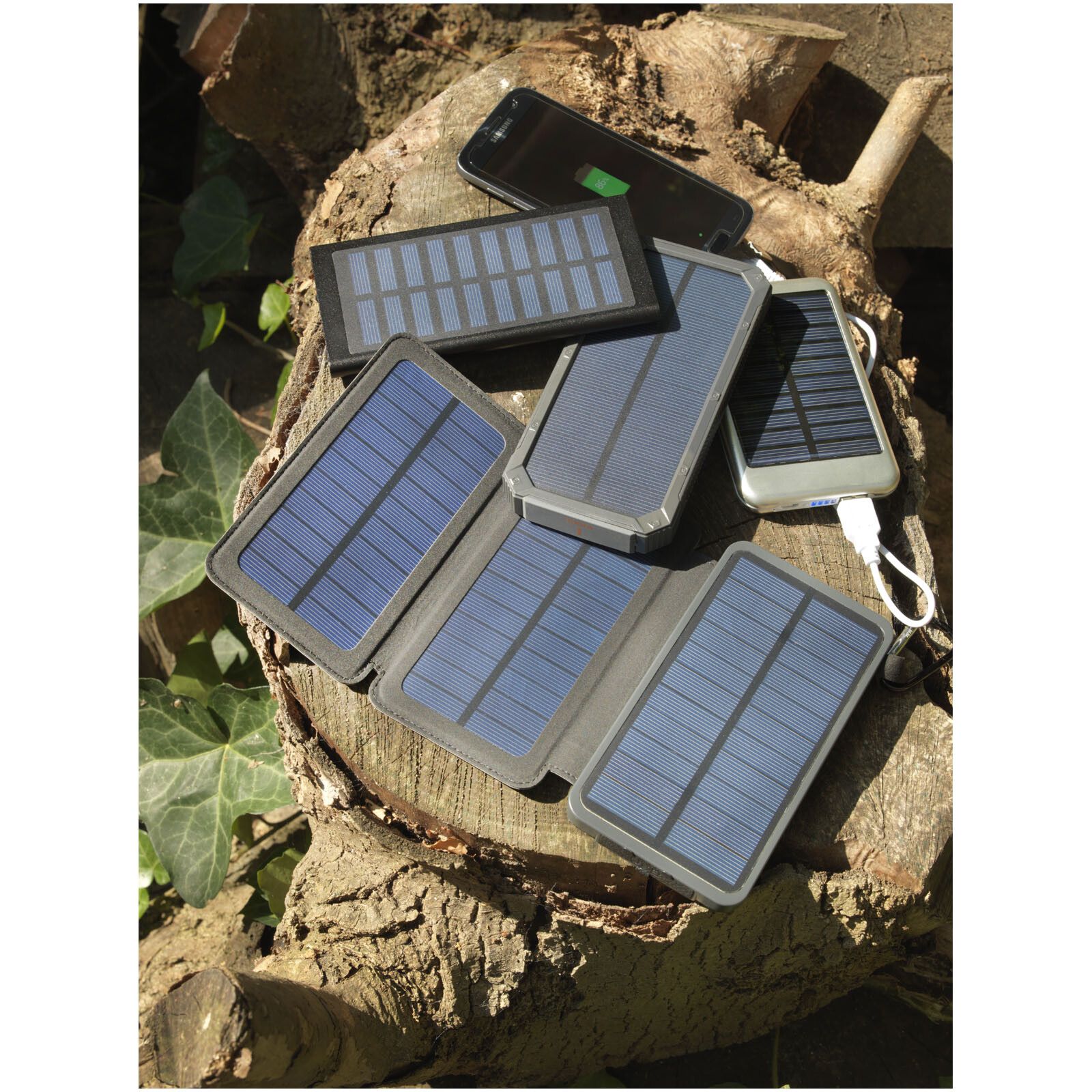 Stellar 8000 mAh Solar Powerbank - schwarz-289