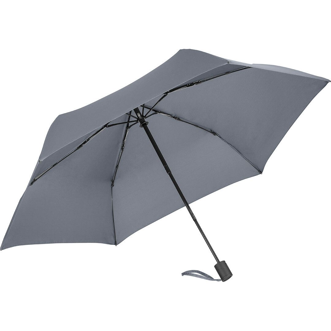 AOC-Mini-Taschenschirm FARE® FiligRain Only200 mit waterSAVE® Bezug Ø94 cm - grau-351