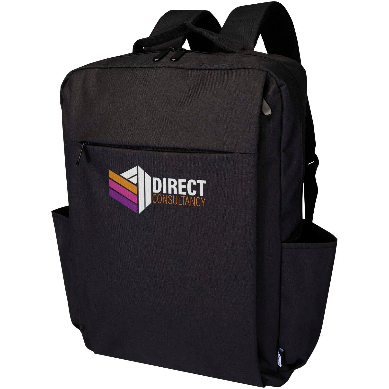 Libra 15" Laptop-Rucksack aus recyceltem GRS-Material 15 L - heather charcoal-439