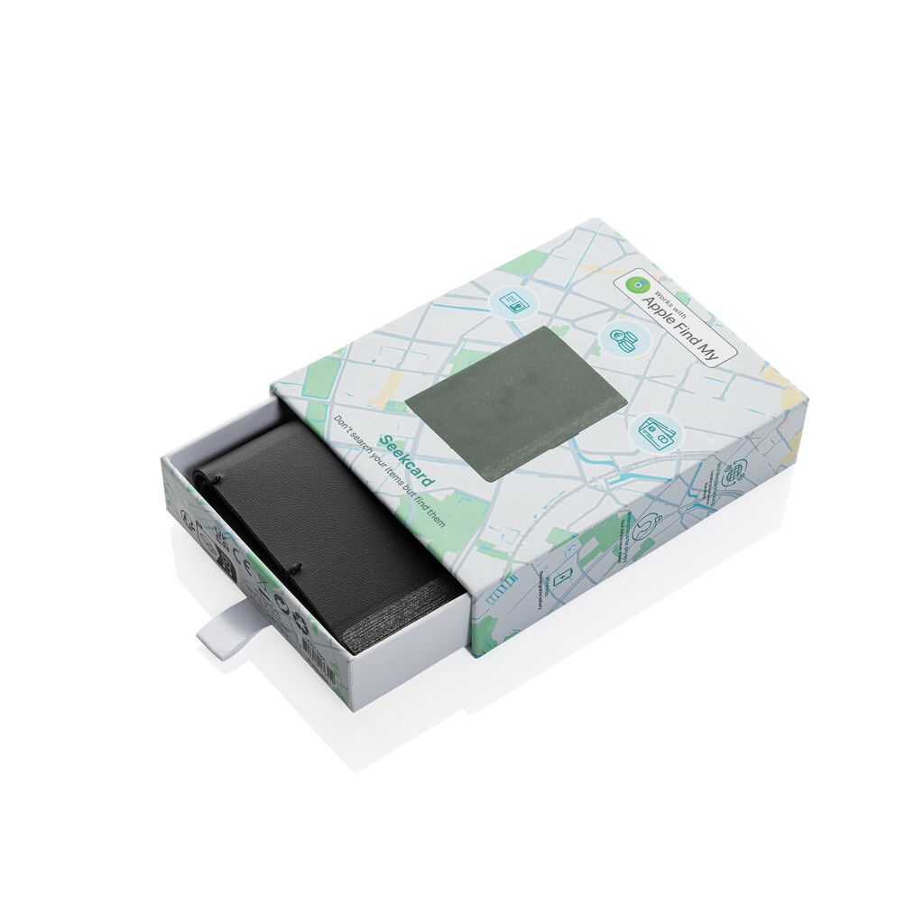 Seekcard RCS rPolyester Kartenetui mit weltweiter Ortung - schwarz-464
