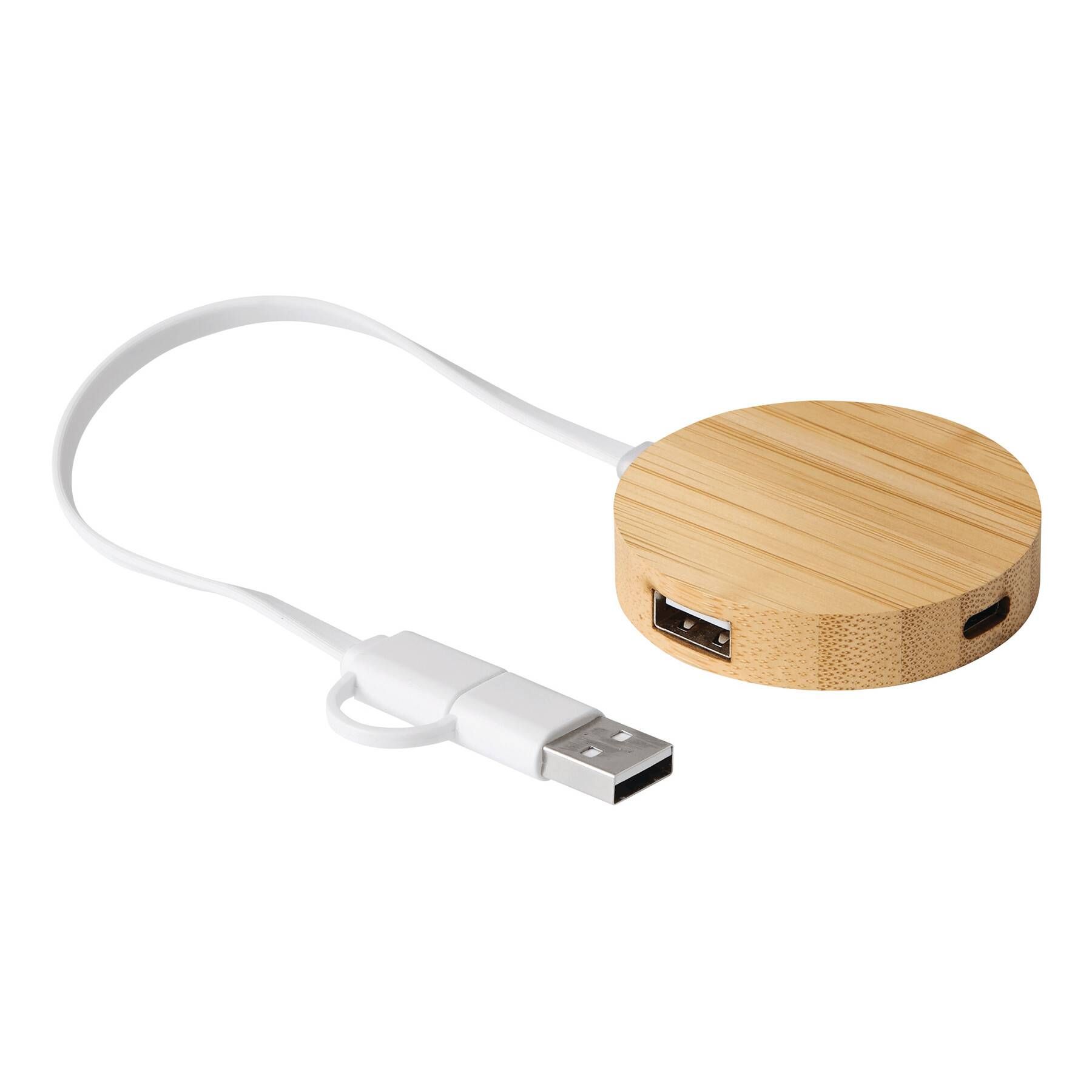 USB Hub MULTIPLIER CIRCLE - braun-634
