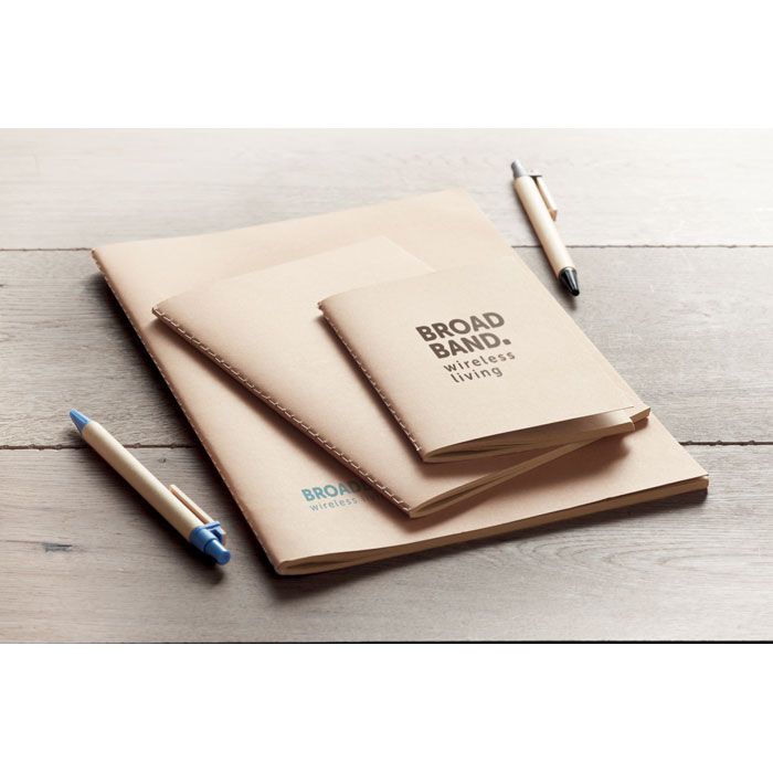 DIN A6 Notizbuch mit Pappcover MINI PAPER BOOK - beige-431