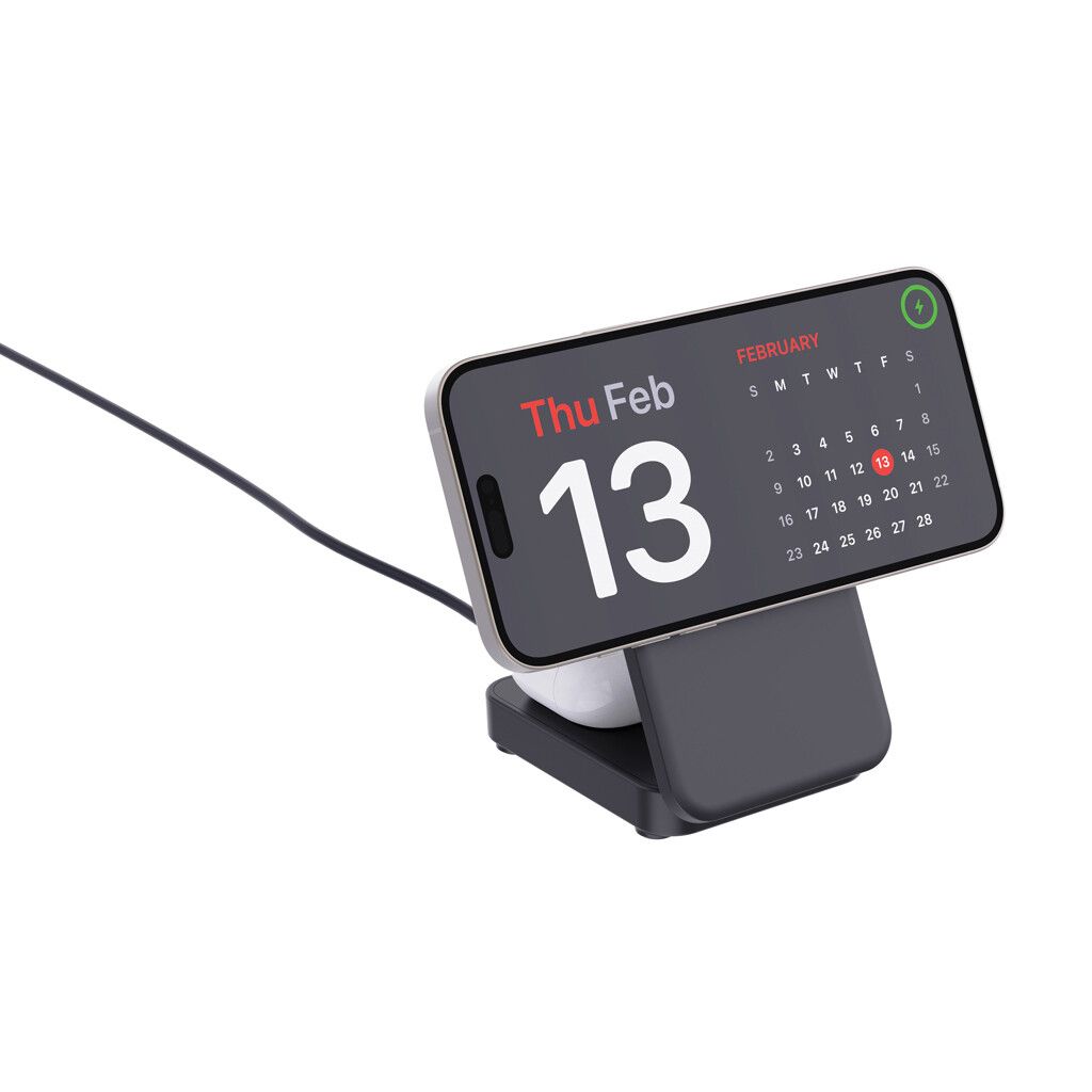 Urban Vitamin Arcadia 15W 3in1 Magnet-Charger aus RCS rABS - schwarz-131