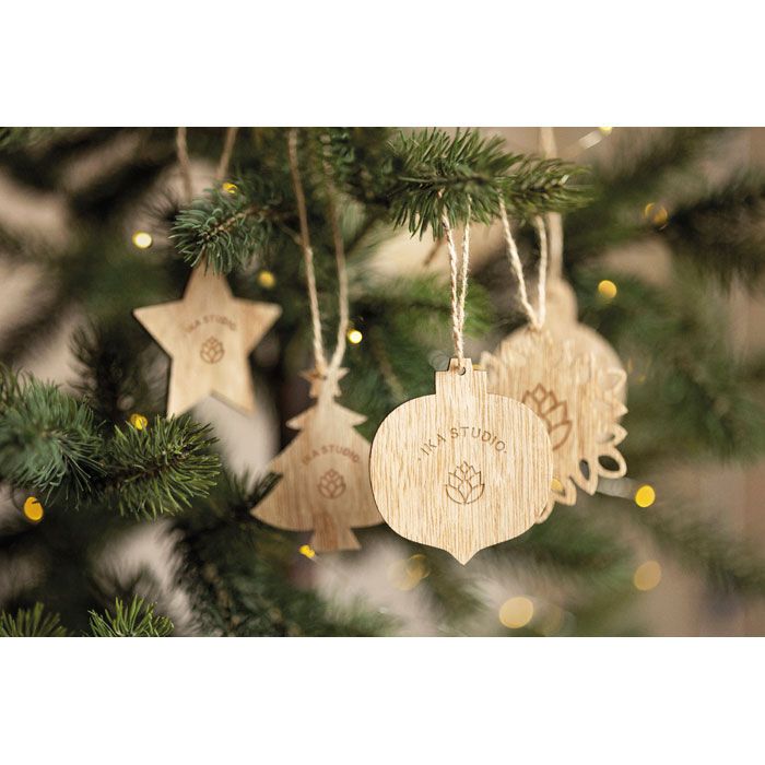 Weihnachtsschmuck Holz CHRISET - holz-782