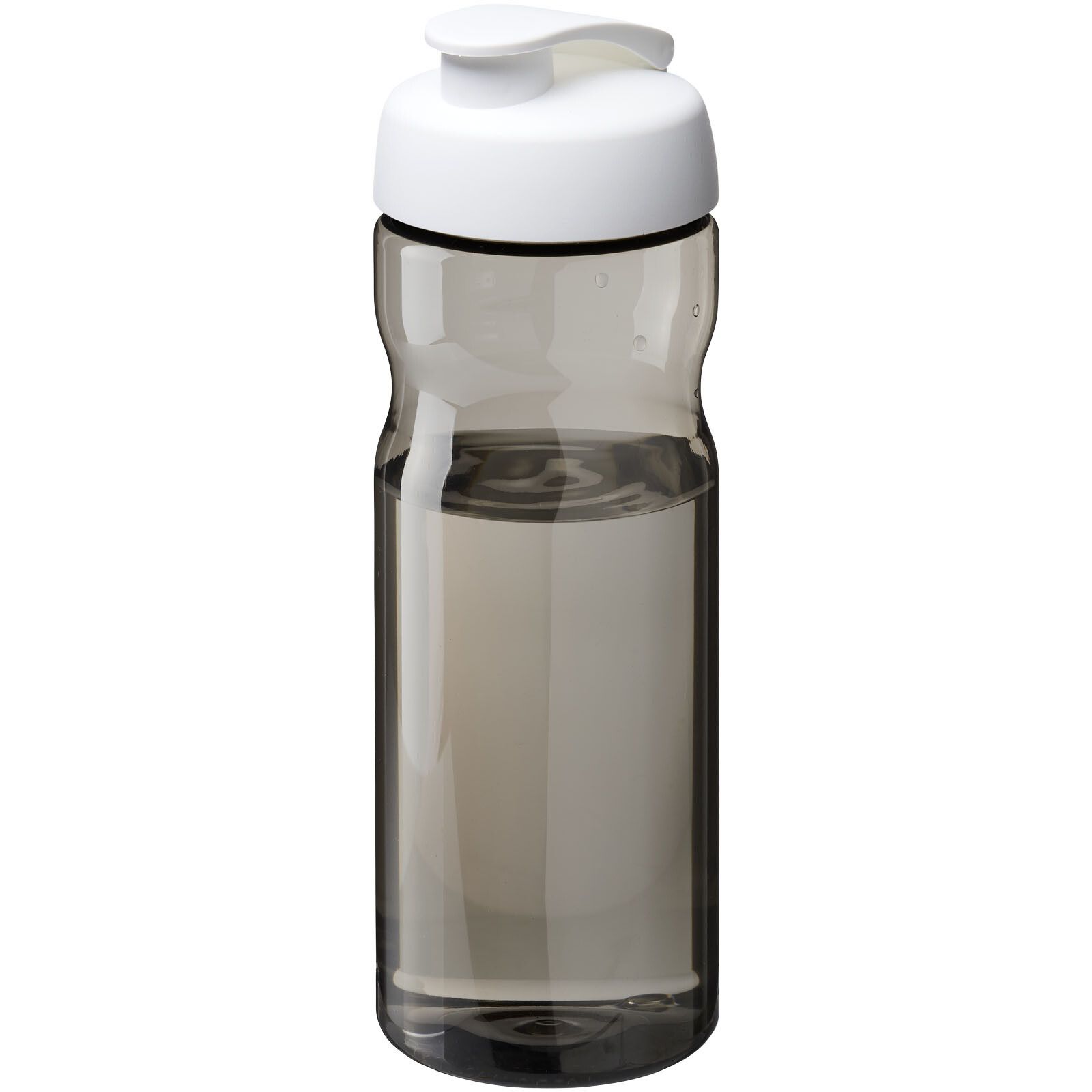 H2O Active Eco Base 650 ml Sportflasche mit Klappdeckel - weiss -  kohle-669