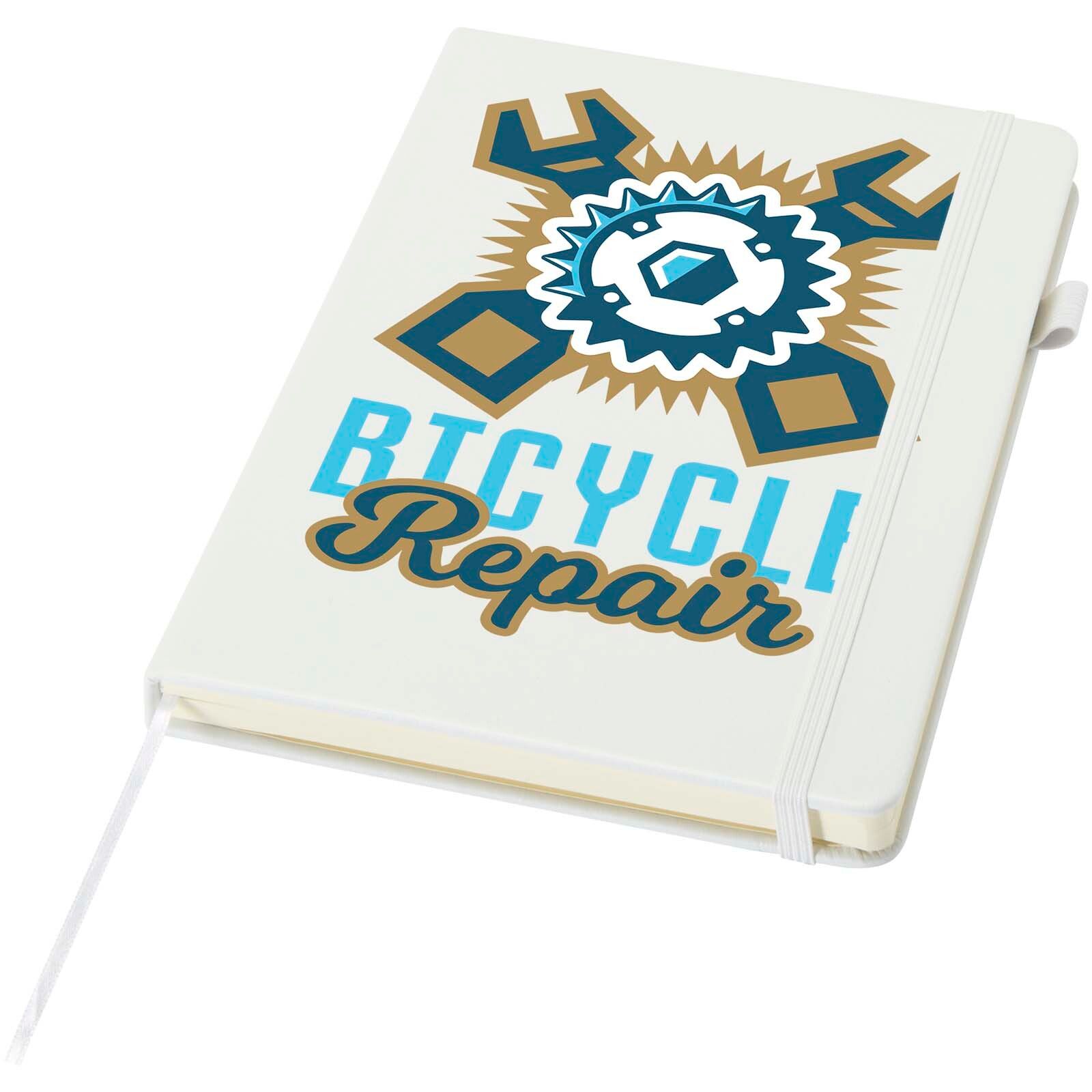 Liss A5 Hardcover Notizbuch aus recyceltem Kunststoff - weiss-641