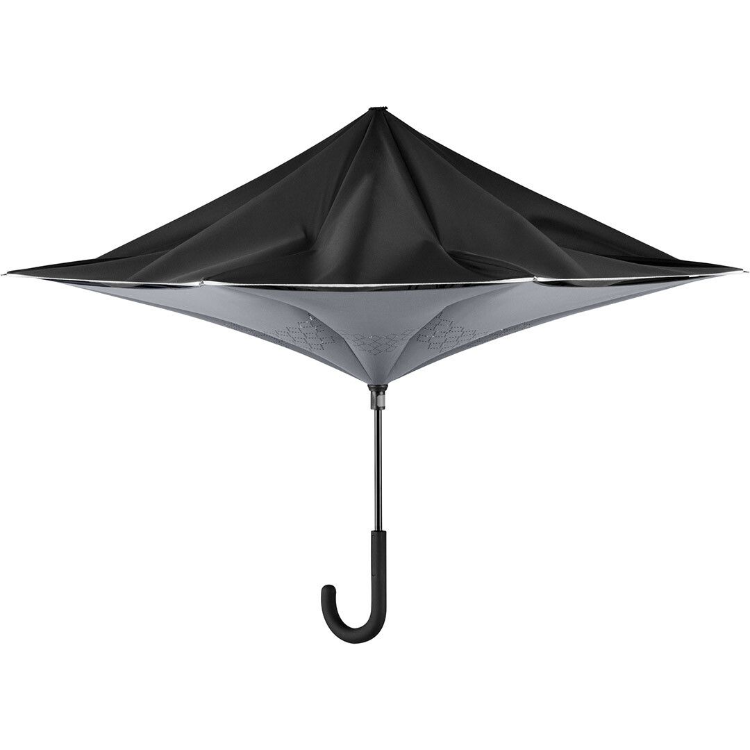 Stockschirm FARE® Contrary Ø109 cm - schwarz - grau-355