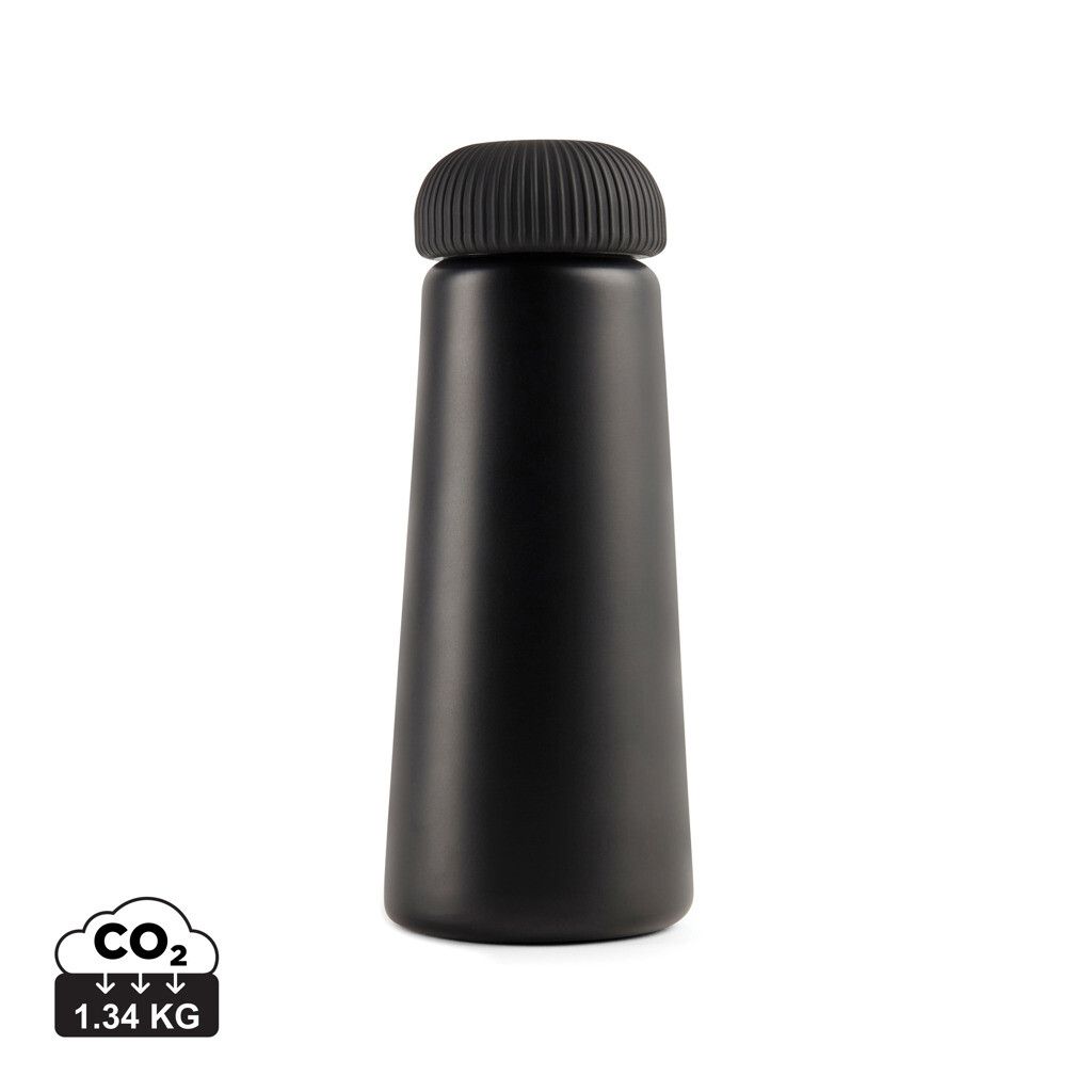 VINGA Erie 450ml Vakuumflasche aus RCS recyceltem Stahl - schwarz-389