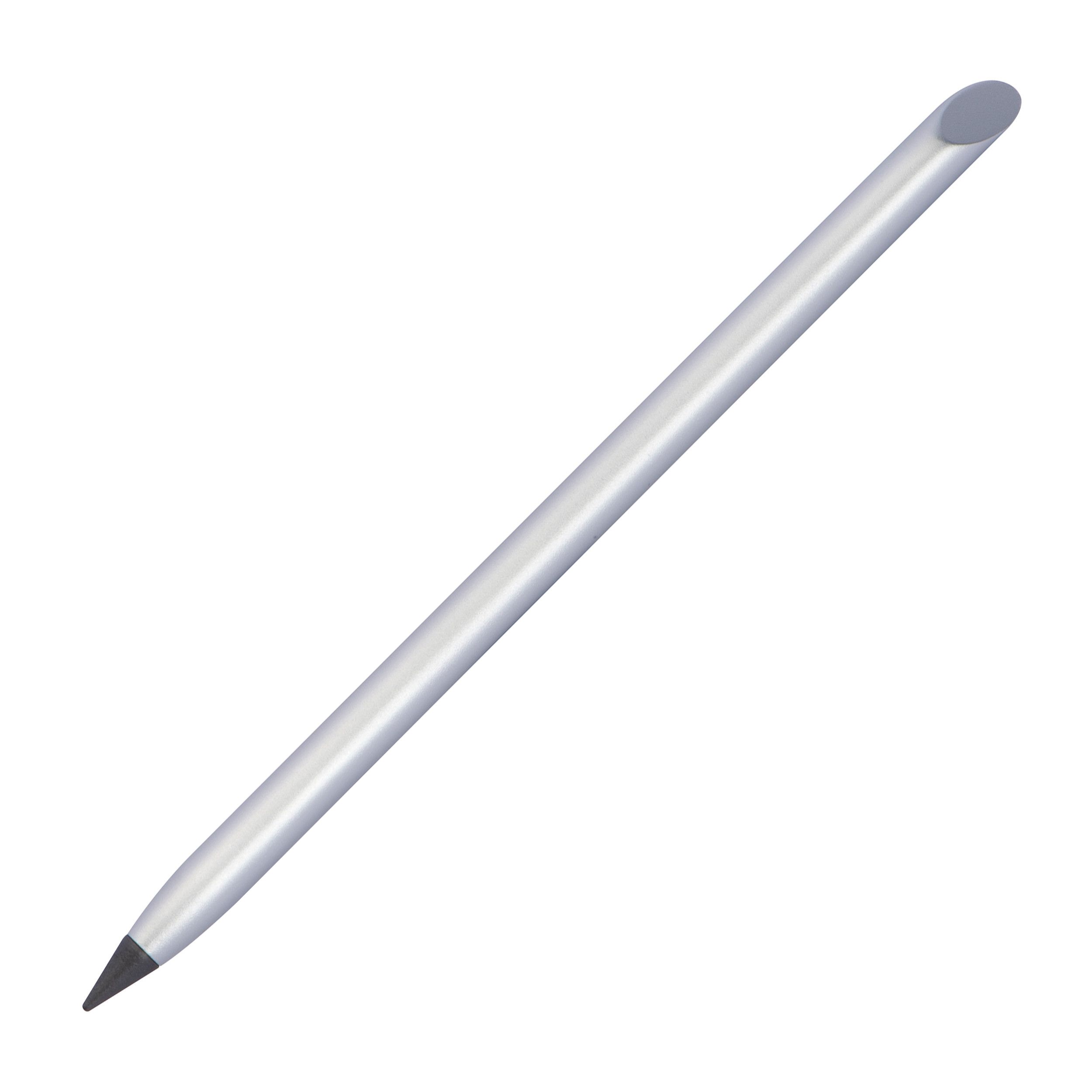 Tintenloses Schreibgerät aus Alumimium mit Graphit Mine - silbergrau-625
