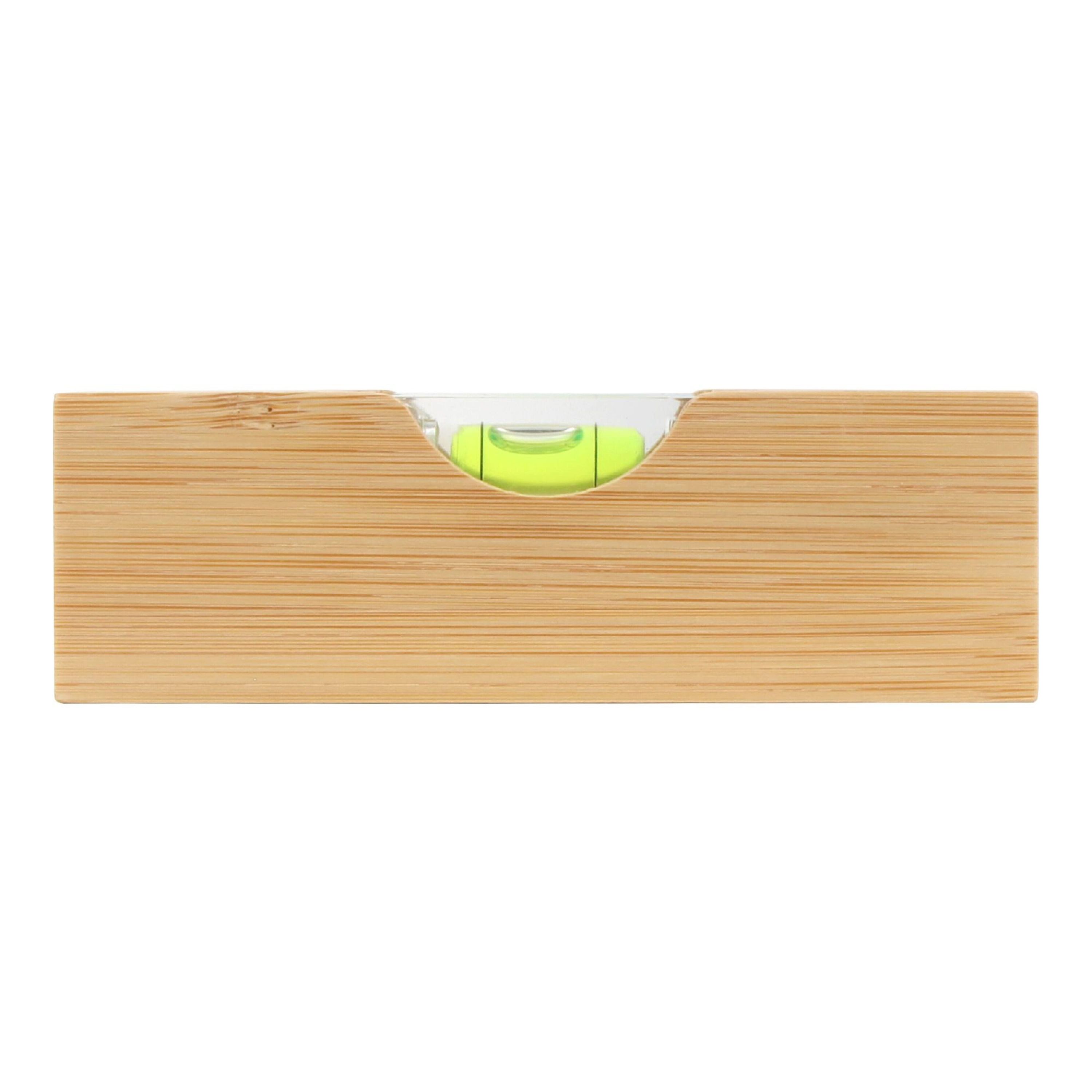 Flaschenöffner-Wasserwaage aus Bambus - natur-701