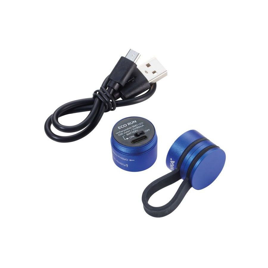 Troika Taschenlampe RUN - blau - schwarz-354
