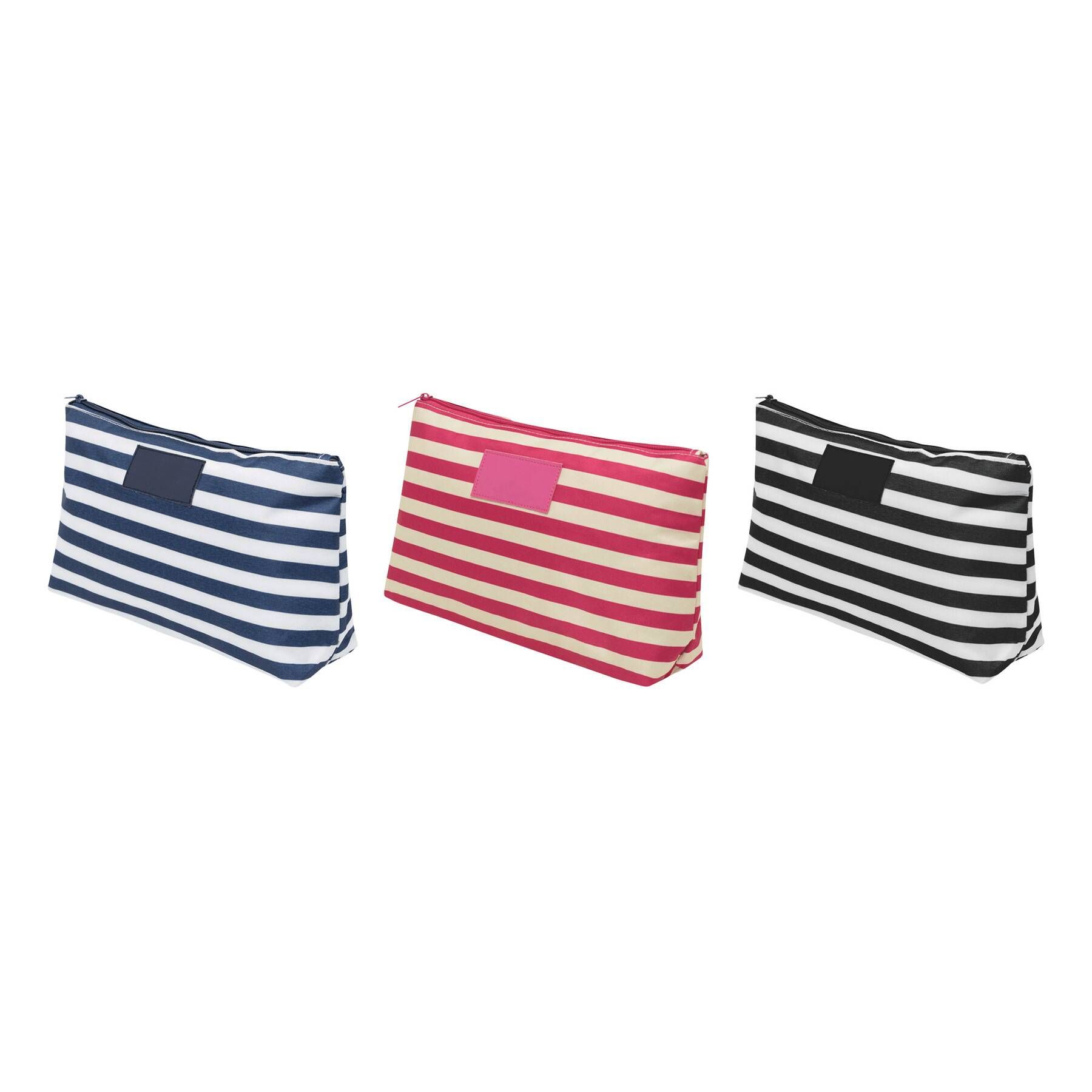 Kulturbeutel STRIPY - beige - pink-647