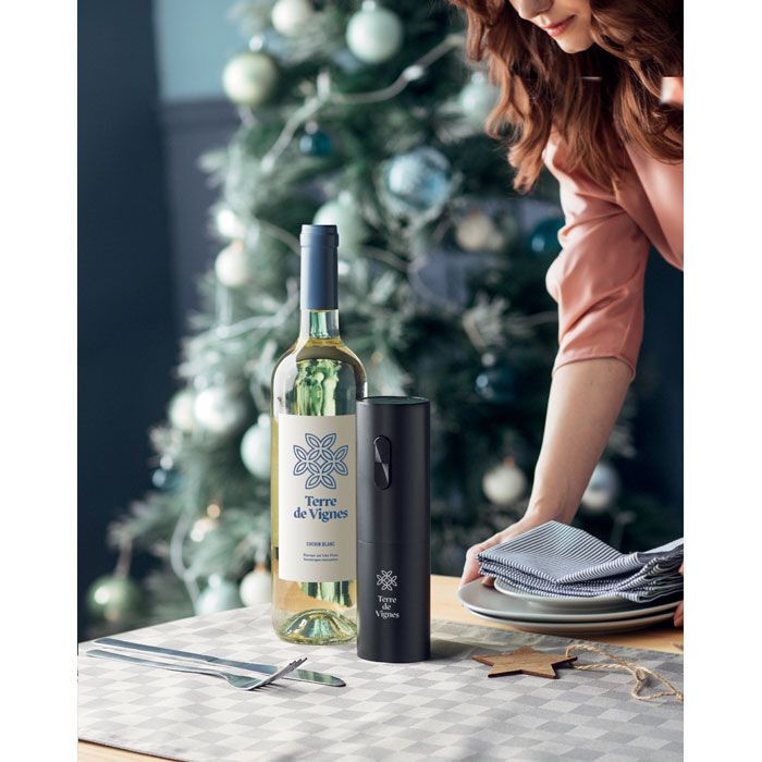 Elektrischer Korkenzieher VINO - schwarz-555
