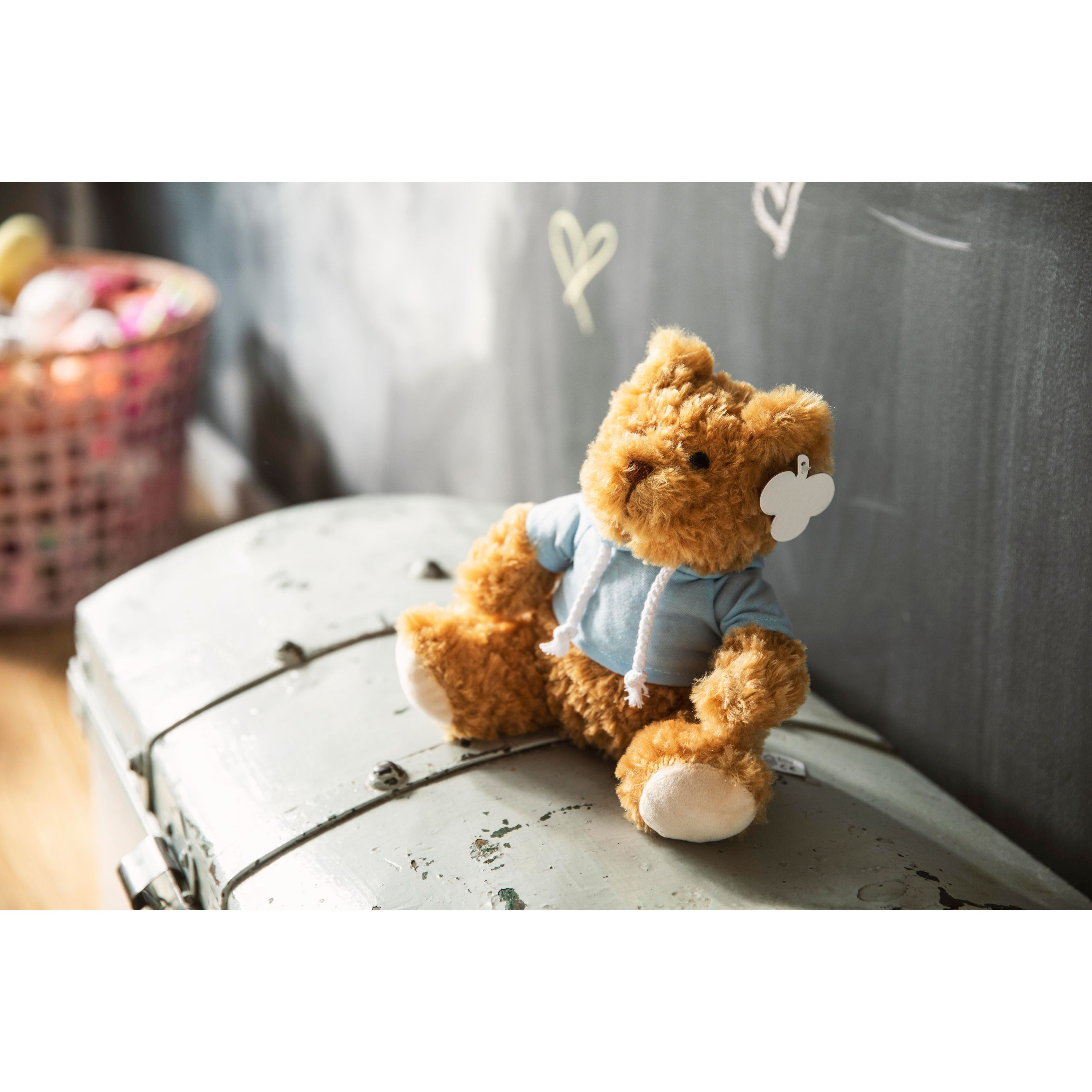 Plüsch-Teddybär Monty - hellblau-456