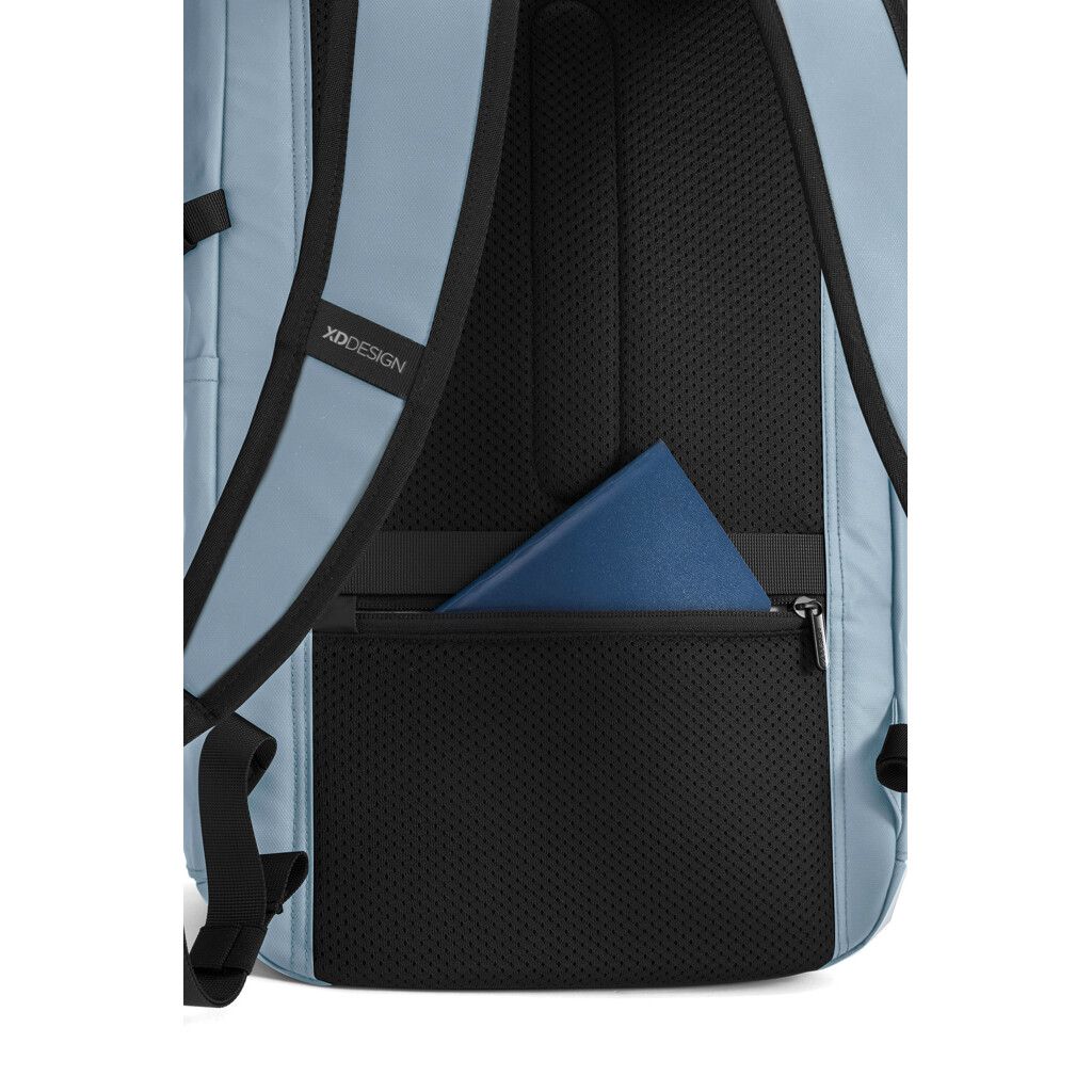 Urban wasserabweisender Anti-Diebstahl Rucksack - blau-554