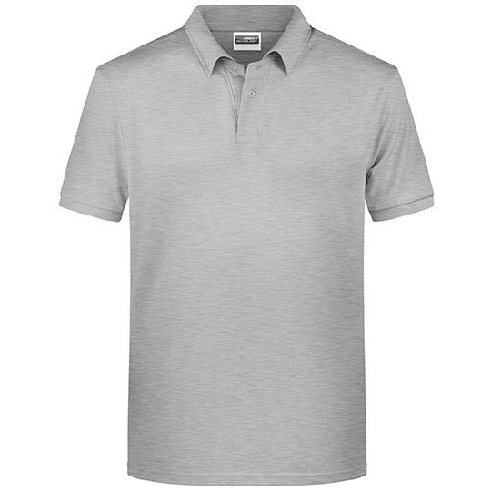 Men´s Basic Polo - grey heather-317