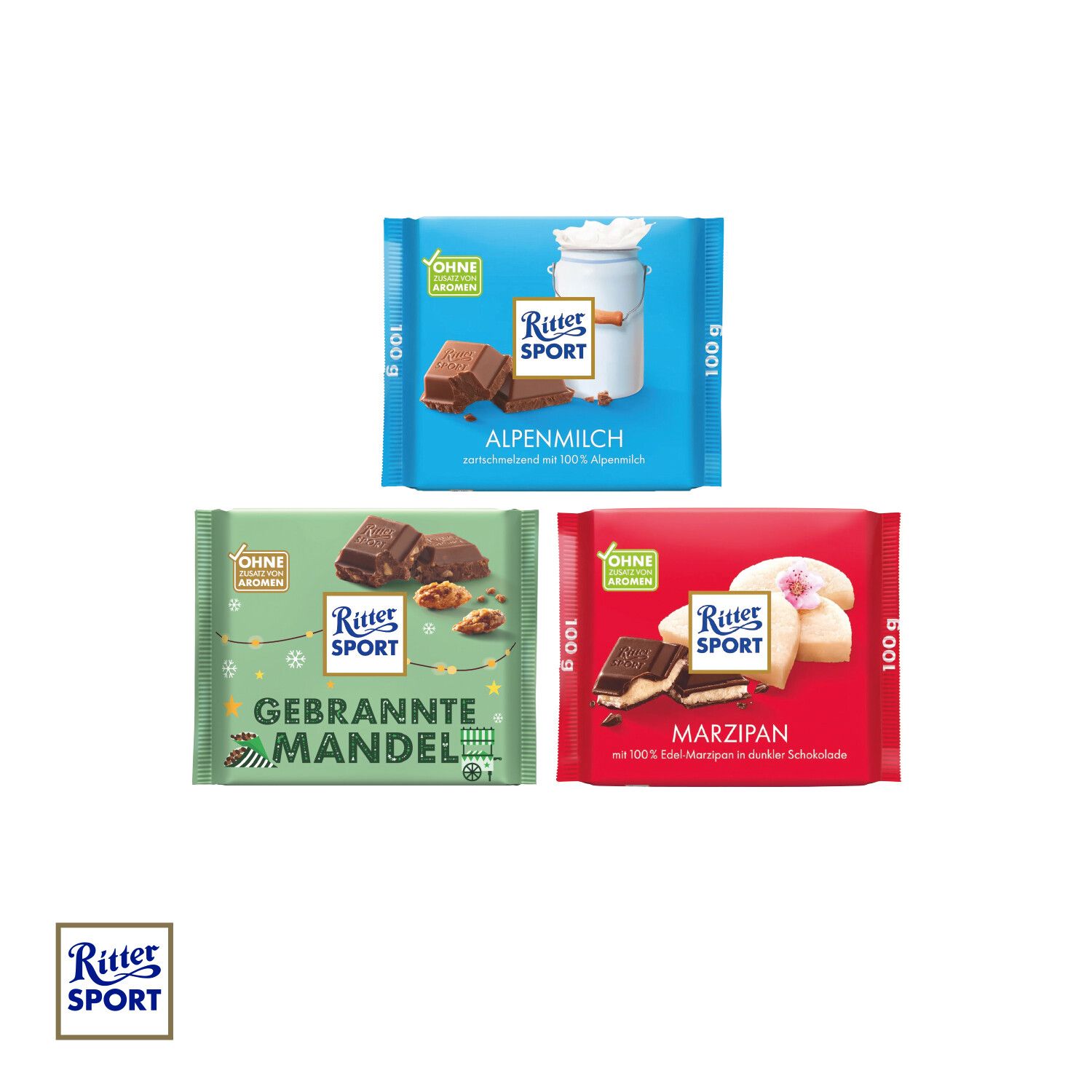 Ritter Sport mit Werbebanderole-504