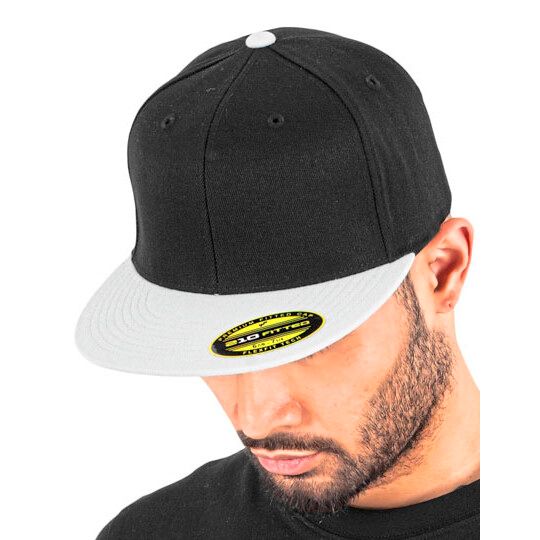 Premium 210 Fitted 2-Tone - red - black-878