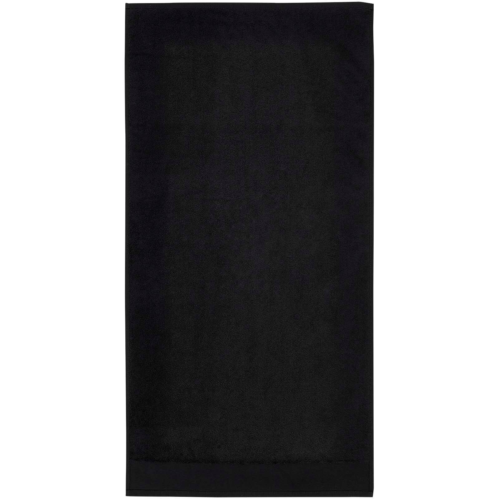 Nora 550 g/m² Baumwollhandtuch 50 x 100 cm - schwarz-603