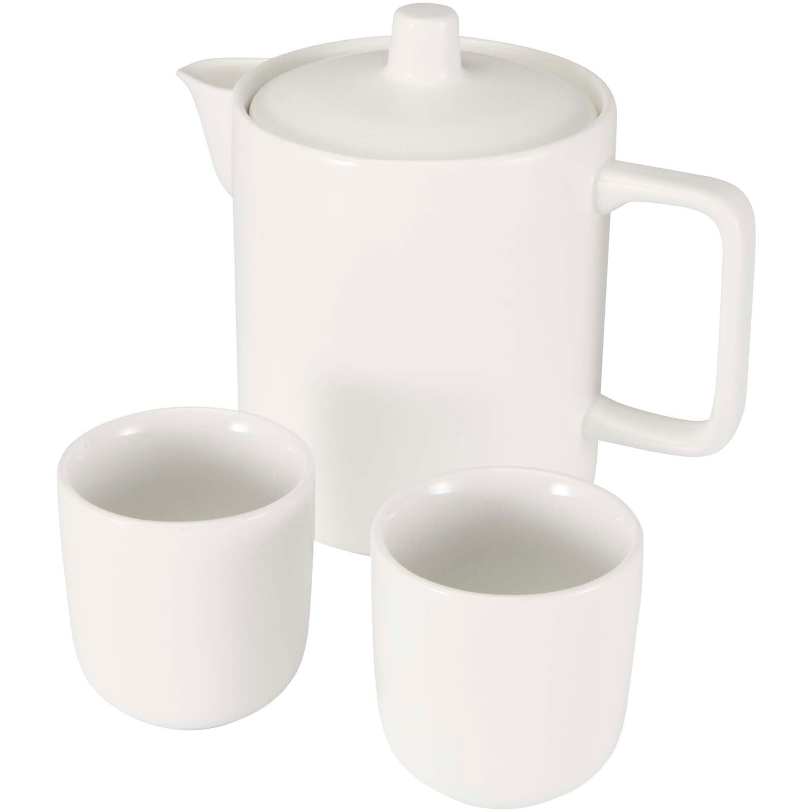Suki Set aus Teekanne und Tassen - weiss-134