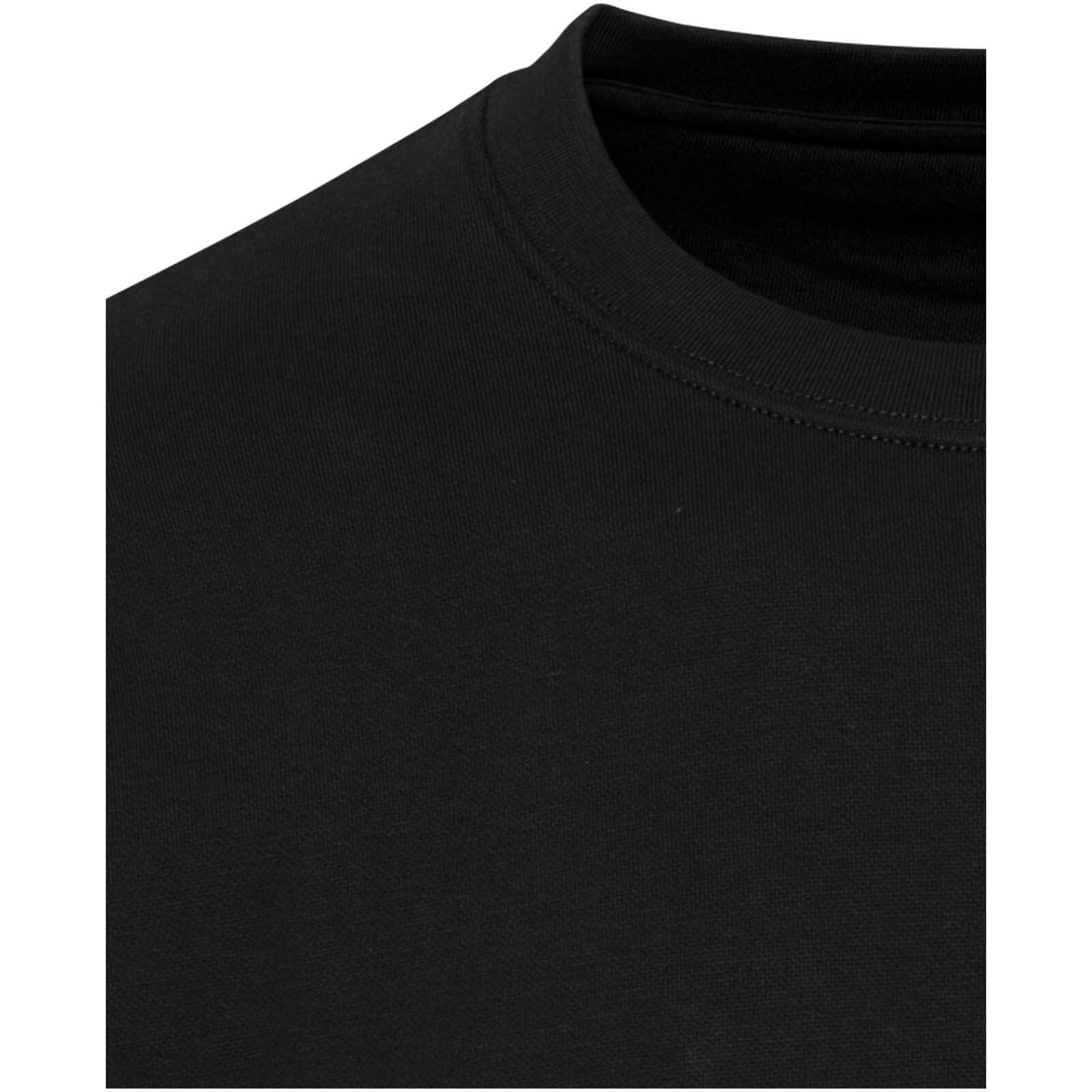 Boris Oversize Sweatshirt mit Rundhalsausschnitt aus recycelter 280 g/m2 Bio Baumwolle (OCS), unisex - schwarz-403