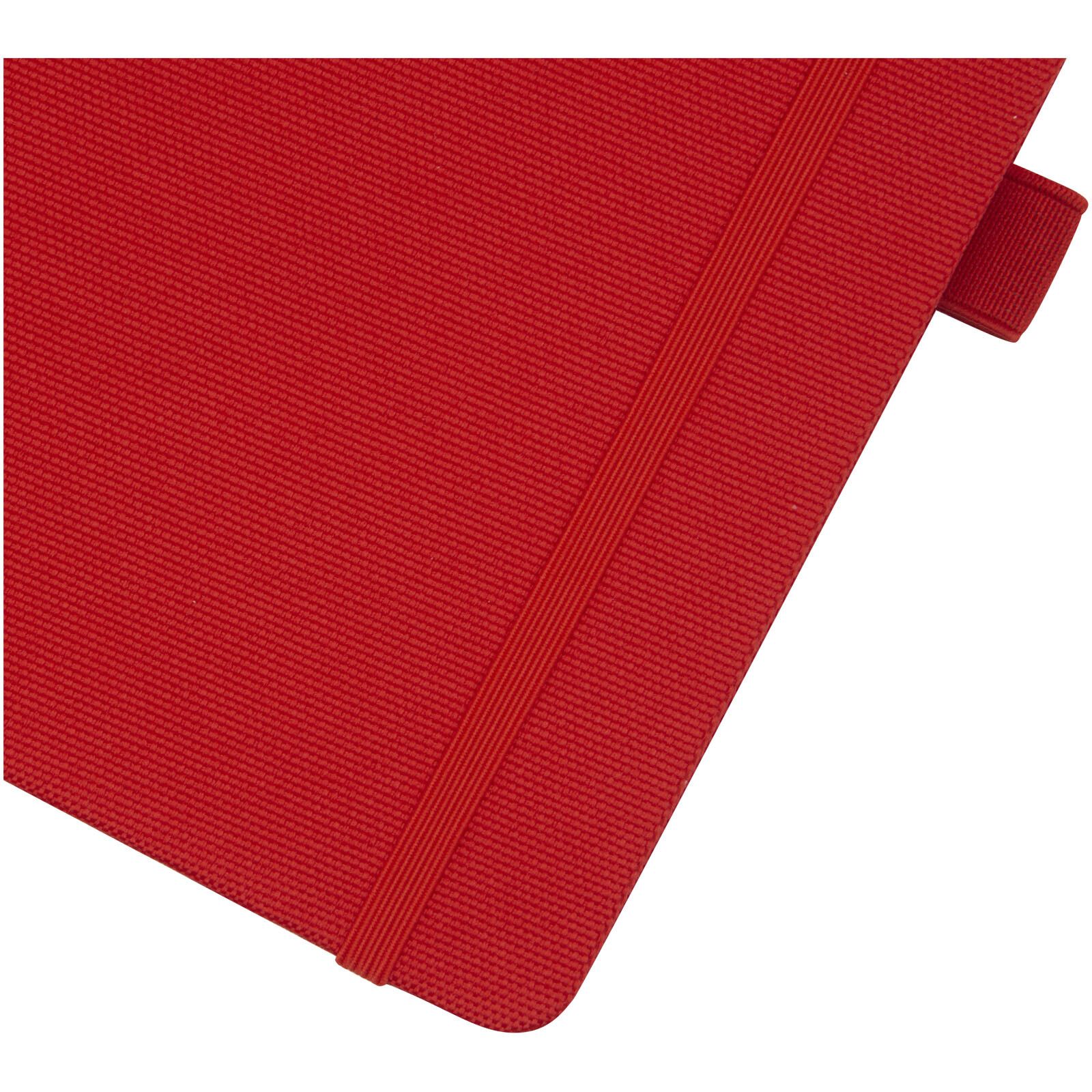 Honua A5 Notizbuch aus recyceltem Papier mit Cover aus recyceltem PET - rot-665