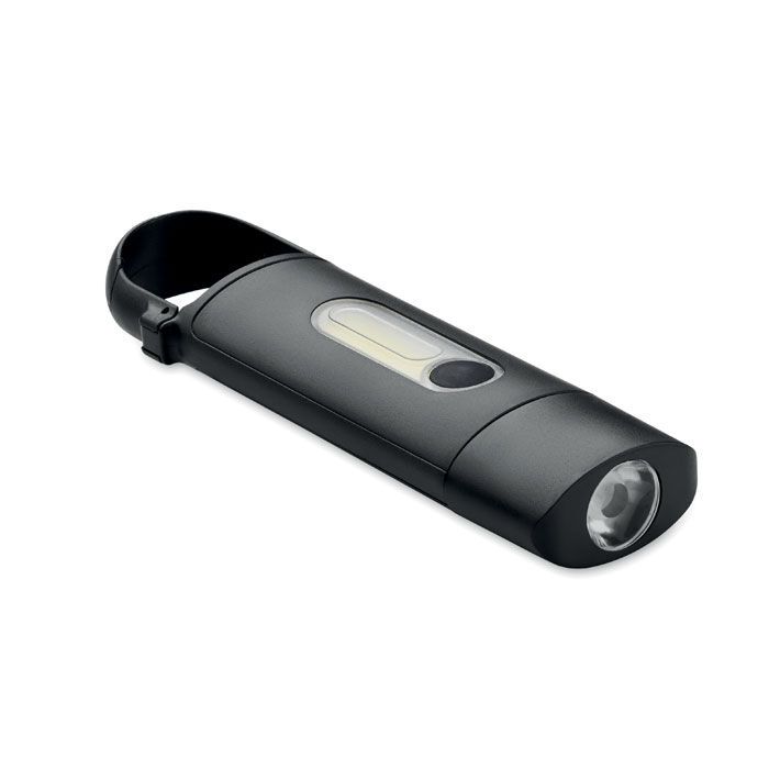 COB-Taschenlampe BLUZ - schwarz-711