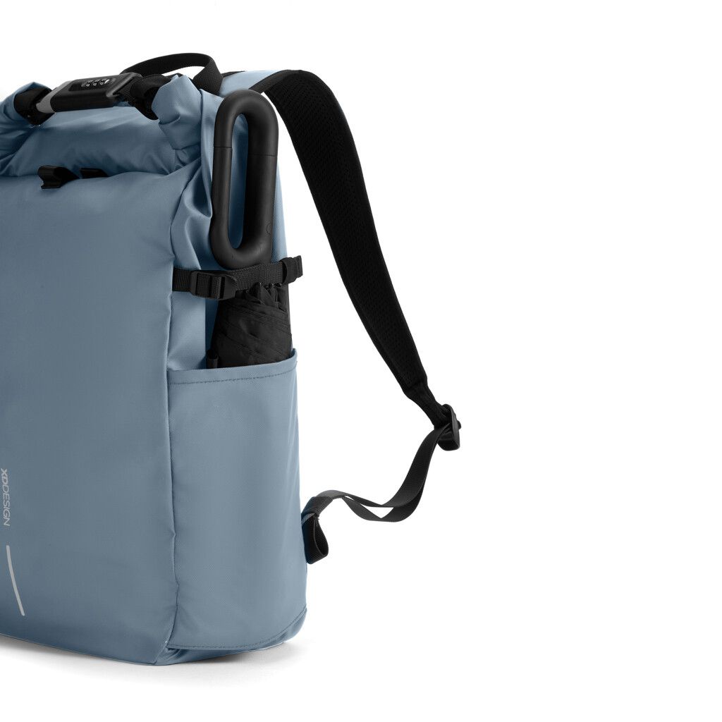 Urban wasserabweisender Anti-Diebstahl Rucksack - blau-623
