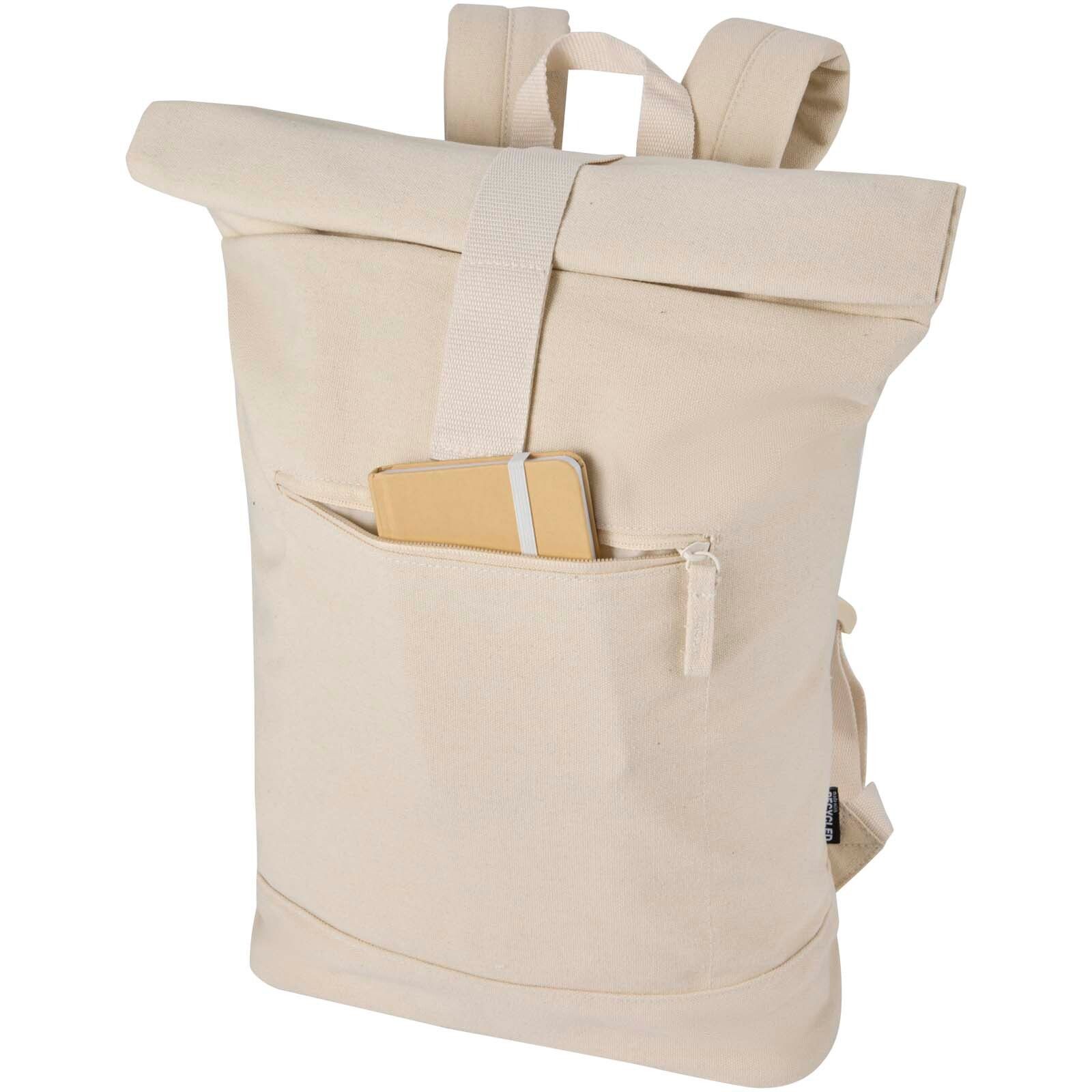 Recanvas 14” GRS recycelter Rolltop-Rucksack 16L - sandstone-145