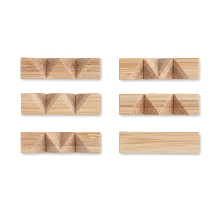 Holzpuzzle/Gehirnjogging Bambus CUBENATS - holz-753