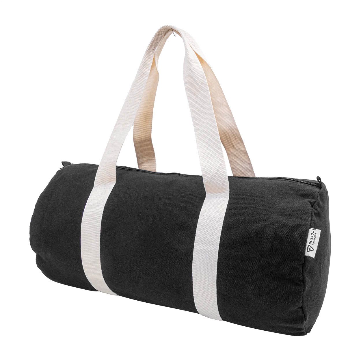 Rekan Duff Sporttasche aus recyceltem Canvas - schwarz-579