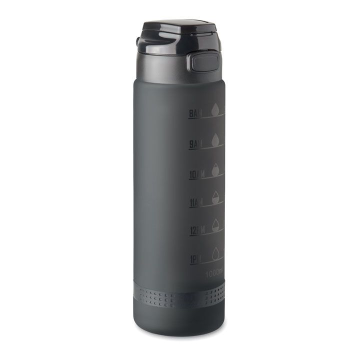 Sport-Trinkflasche RPET 1L LEVEL - schwarz-797