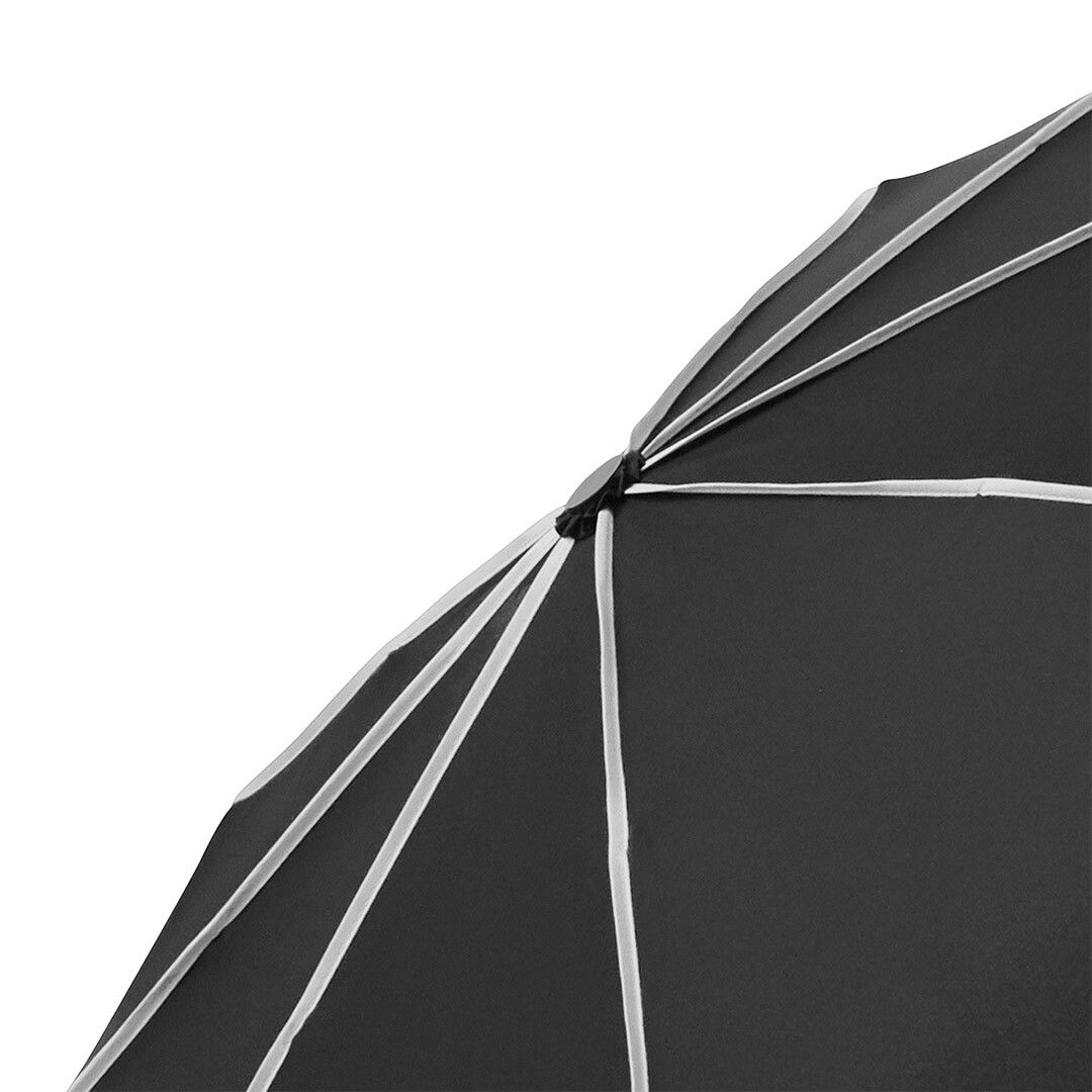 AOC-Oversize-Taschenschirm FARE® Seam Ø104 cm - schwarz - hellgrau-329