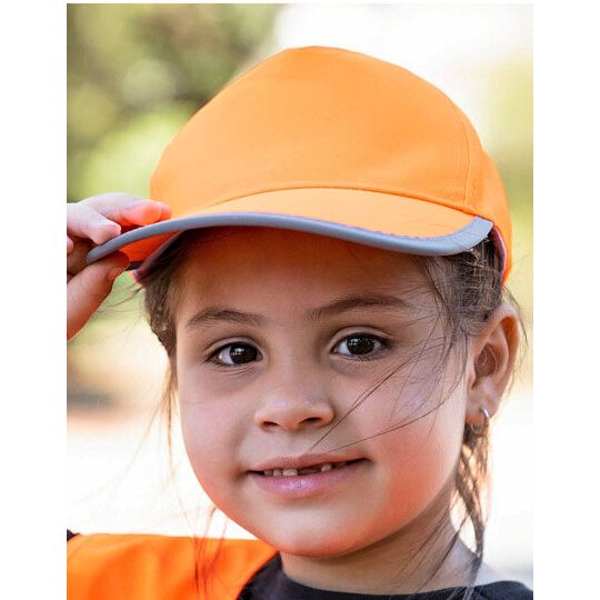 Kids´ Basic Hi-Vis Cap Montpelier - signal yellow-303