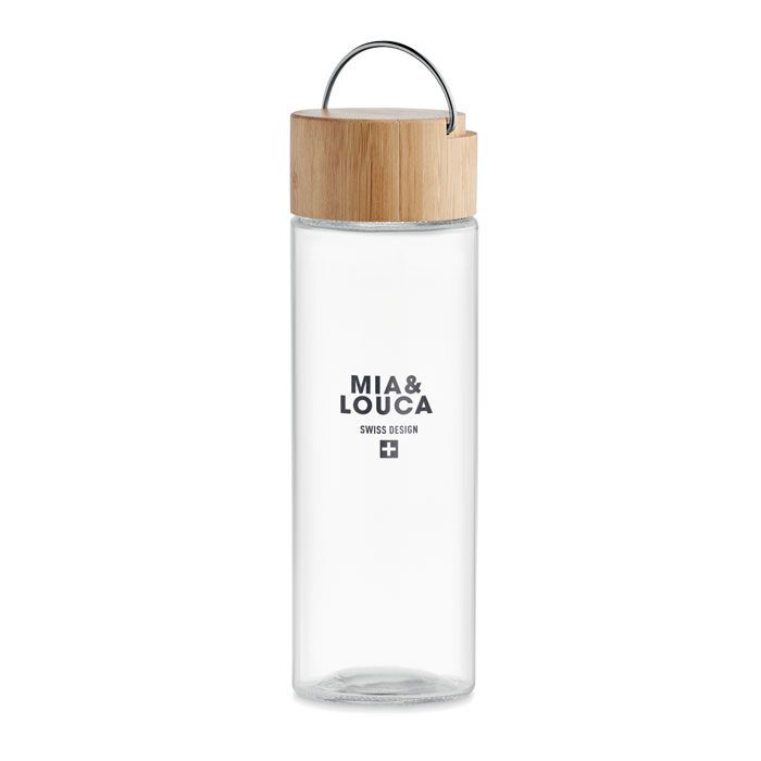 Trinkflasche Glas 500ml AMELAND - transparent-63